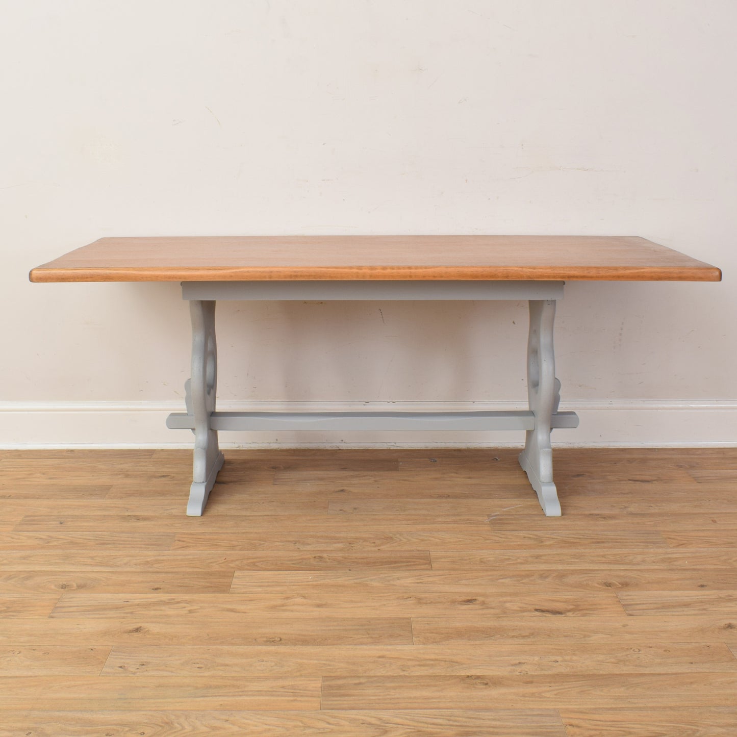 Painted Table And Six Chairs