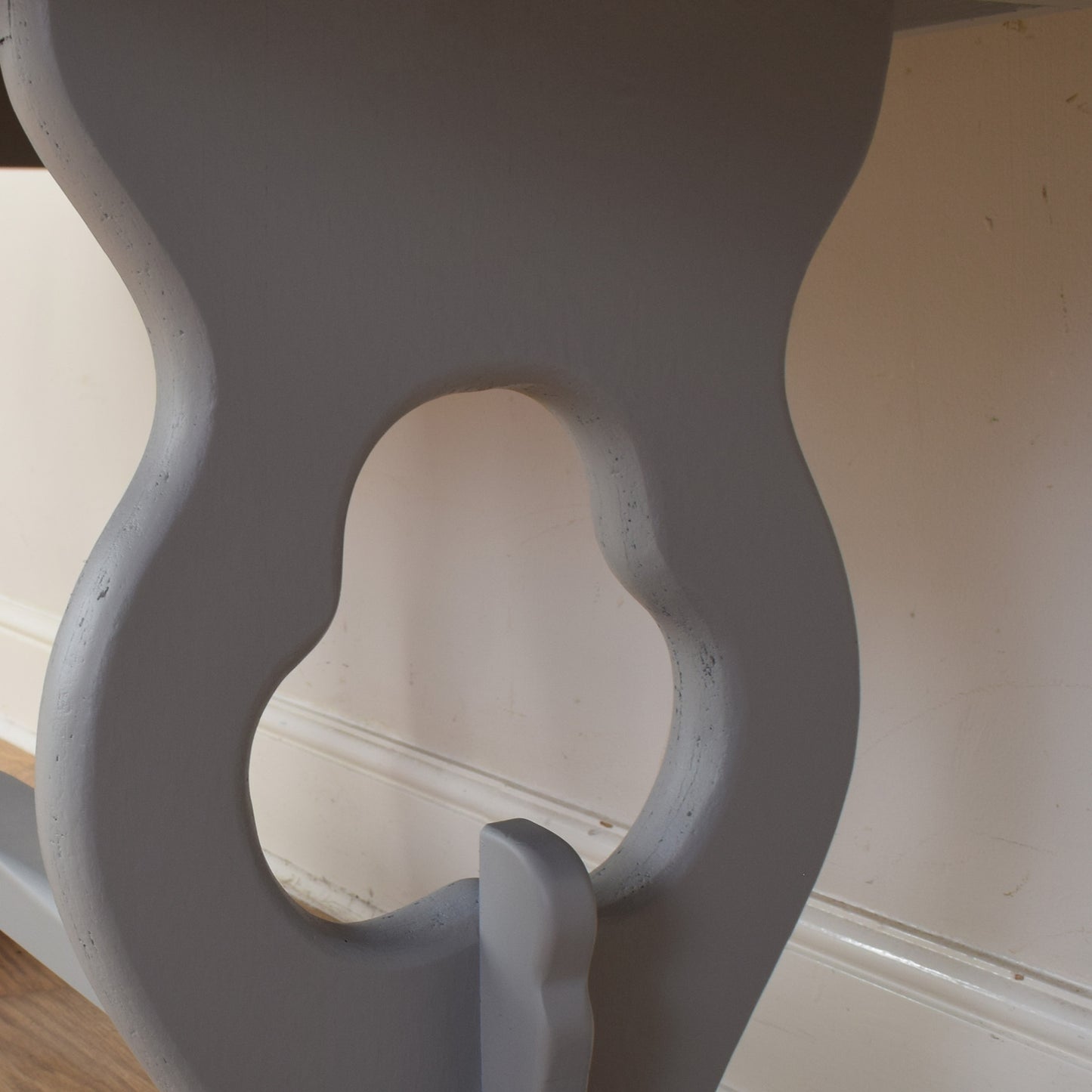 Painted Table And Six Chairs
