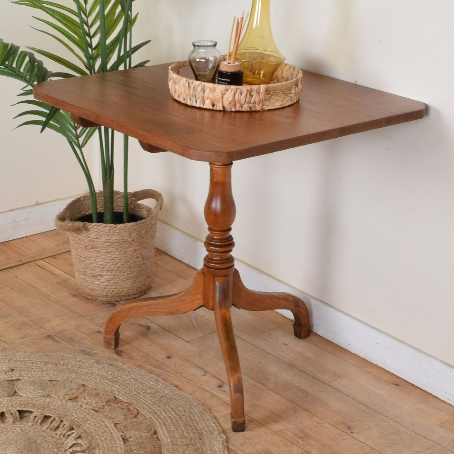 Mahogany Tilt-Top Table