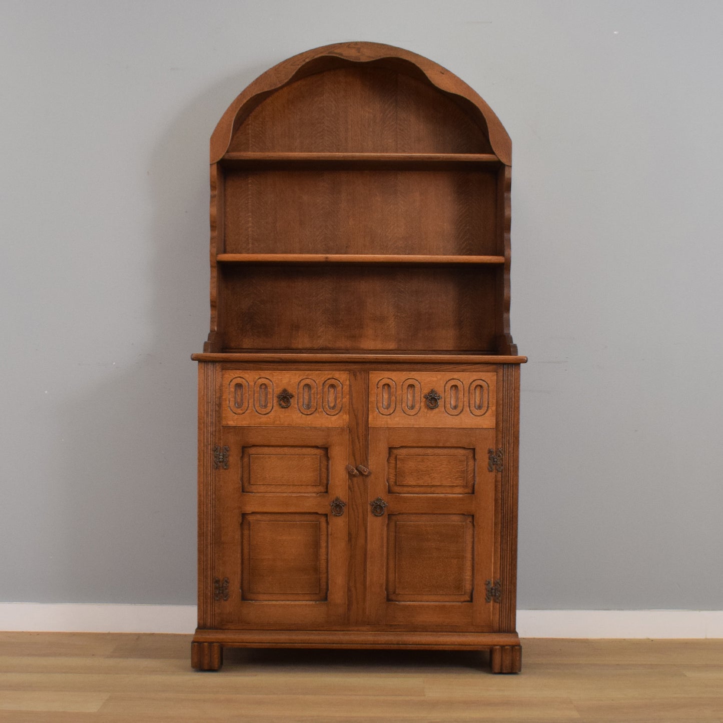 Dome-Top Oak Dresser