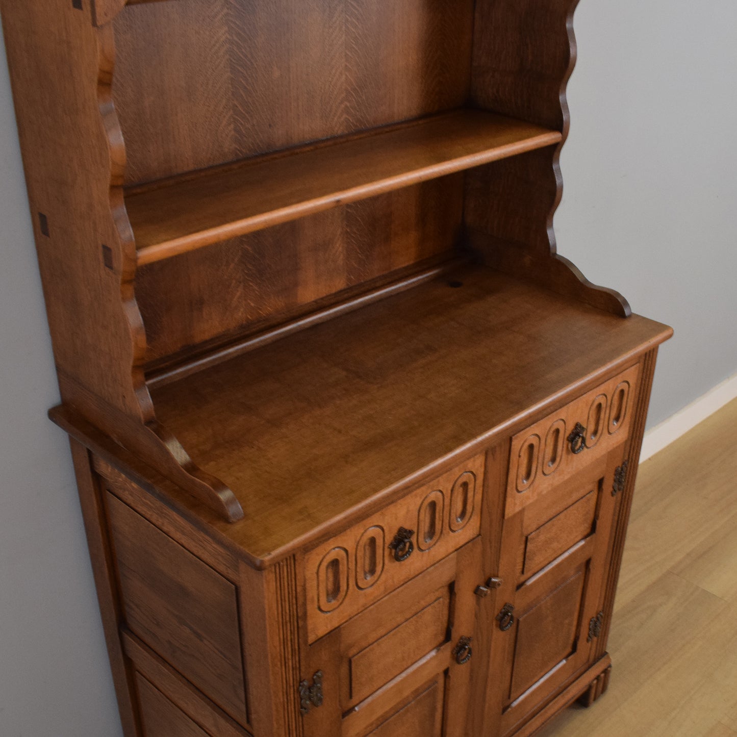 Dome-Top Oak Dresser