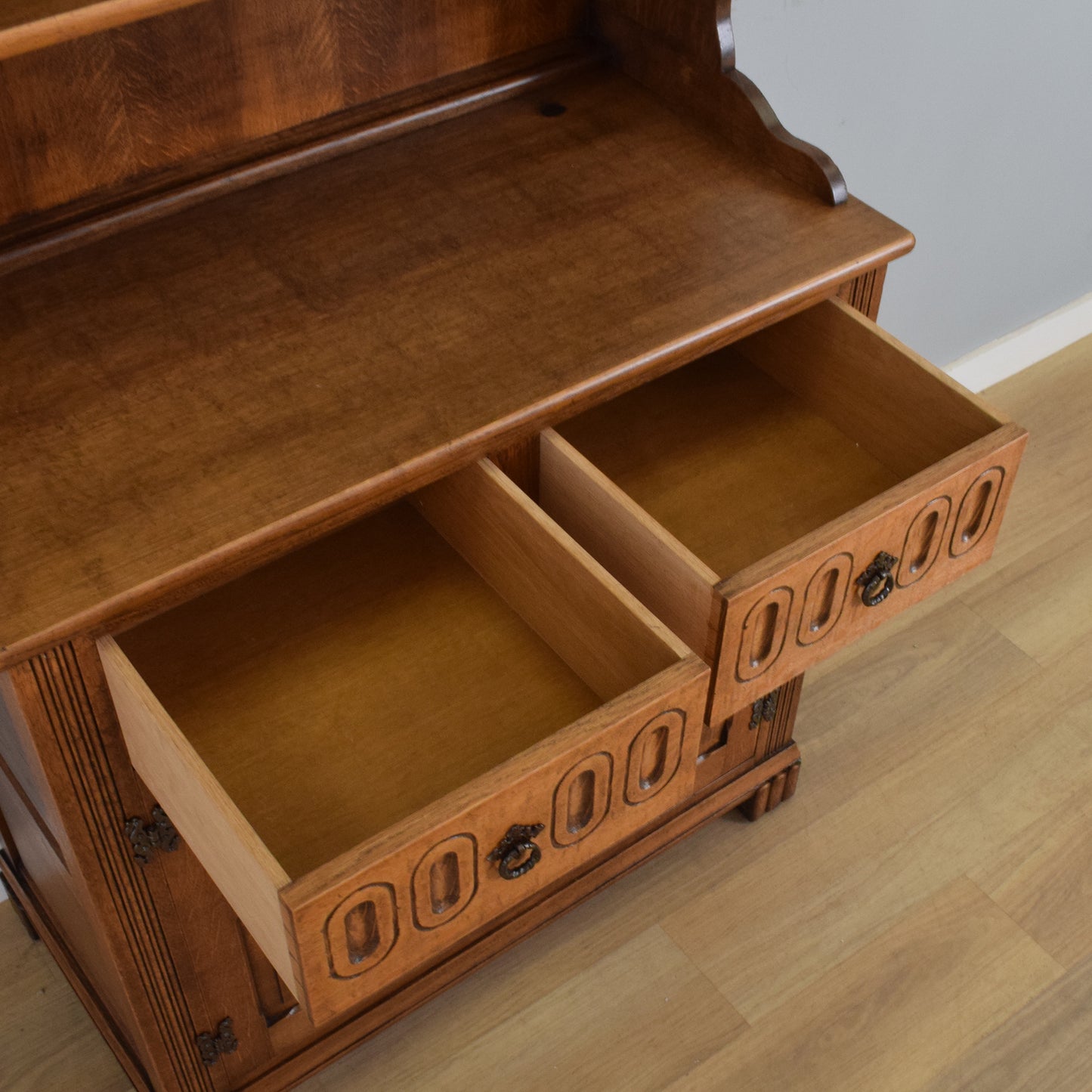 Dome-Top Oak Dresser