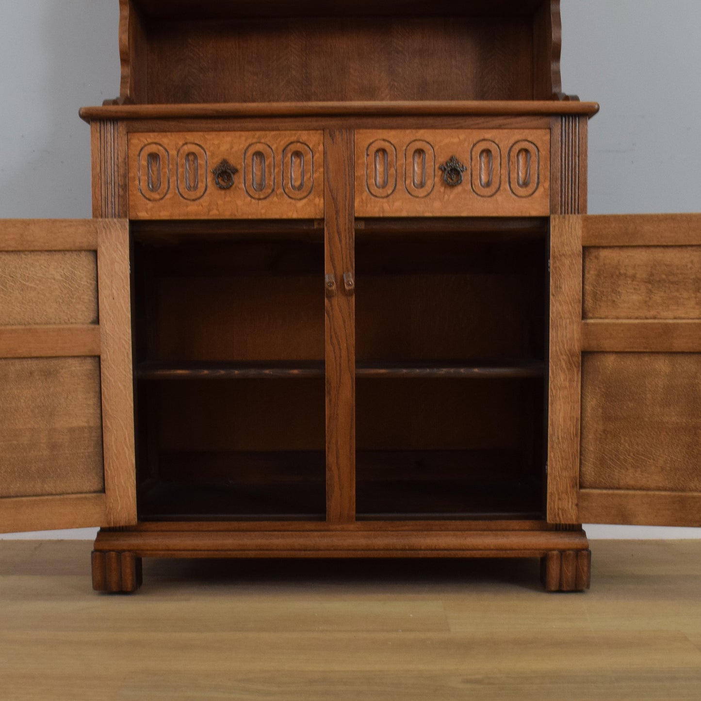 Dome-Top Oak Dresser