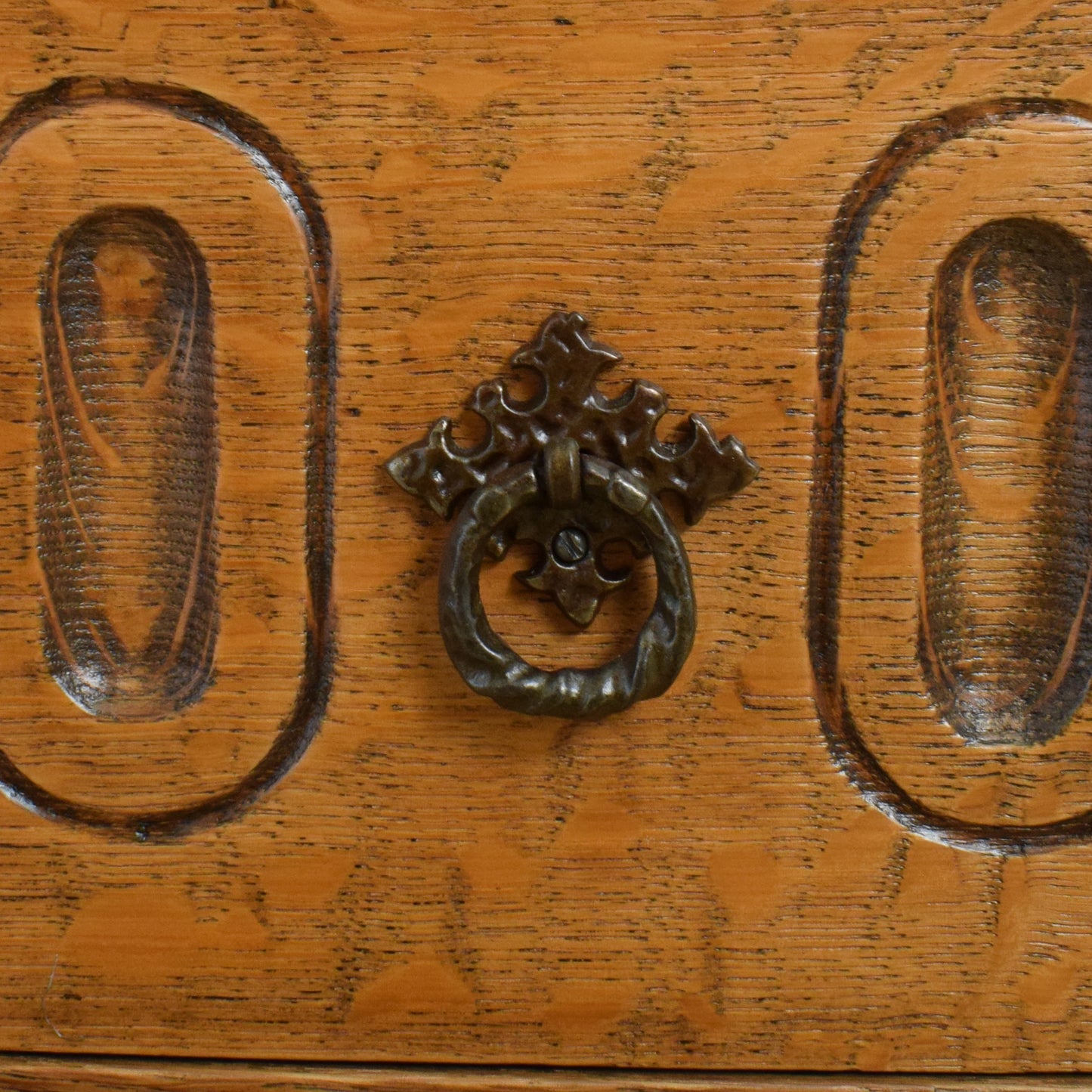 Dome-Top Oak Dresser