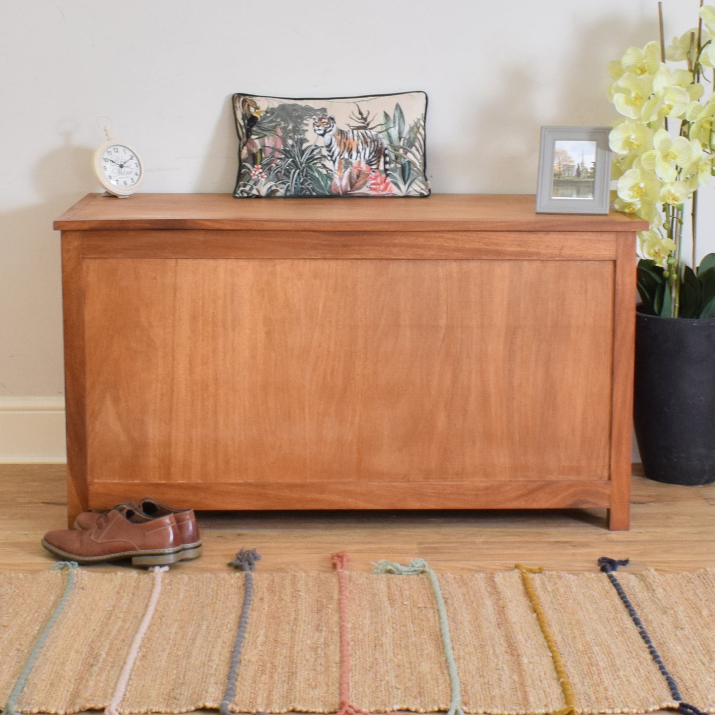 Oak Blanket Box