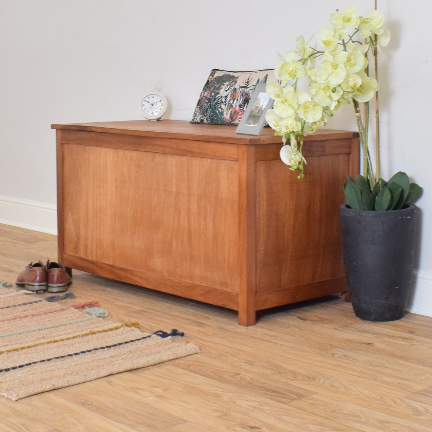 Oak Blanket Box