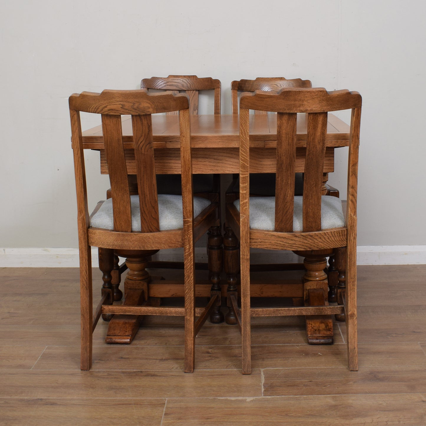 Draw Leaf Table & Four Chairs