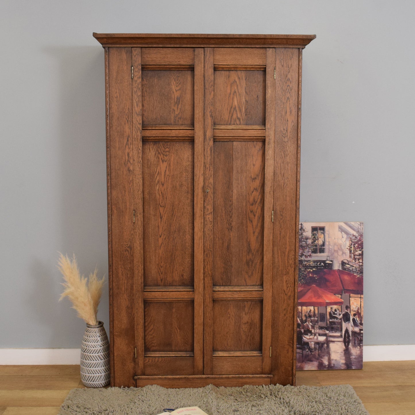 Solid Oak Hall Robe