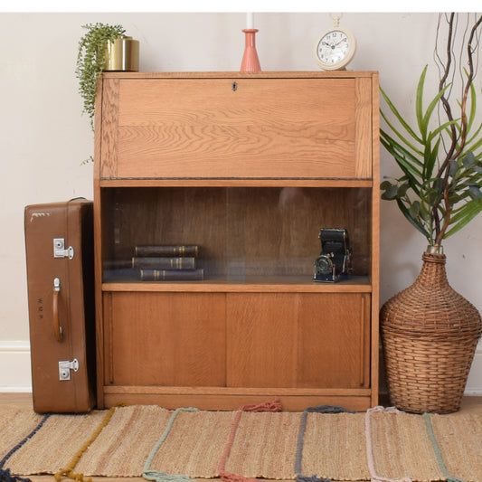 Glazed Oak Bureau