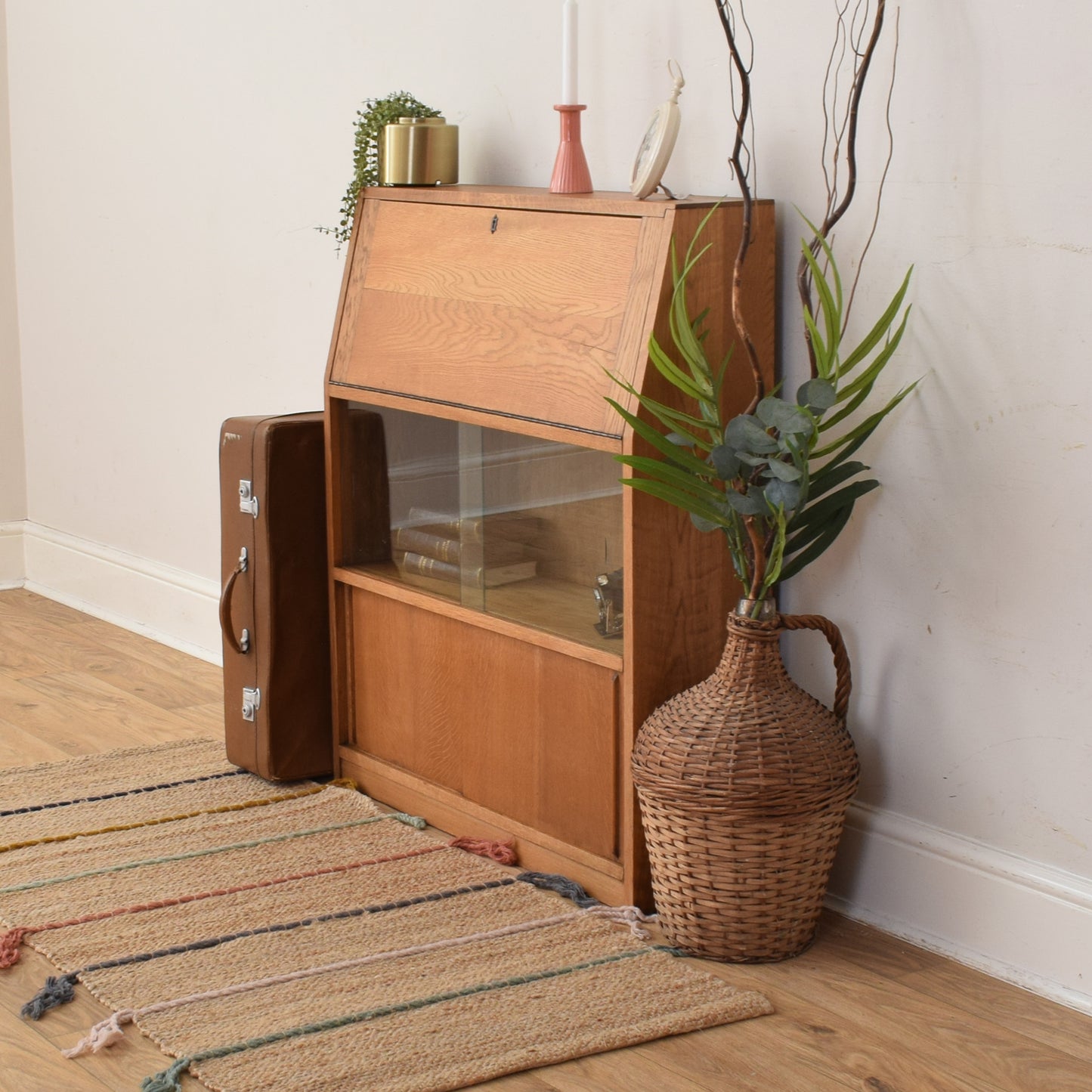 Glazed Oak Bureau