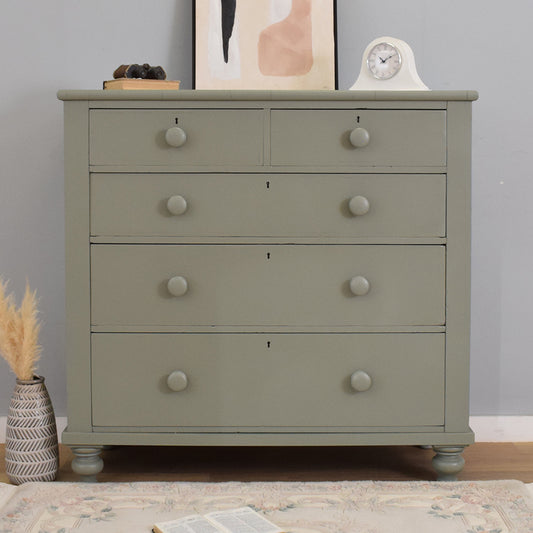 Large Painted Chest of Drawers