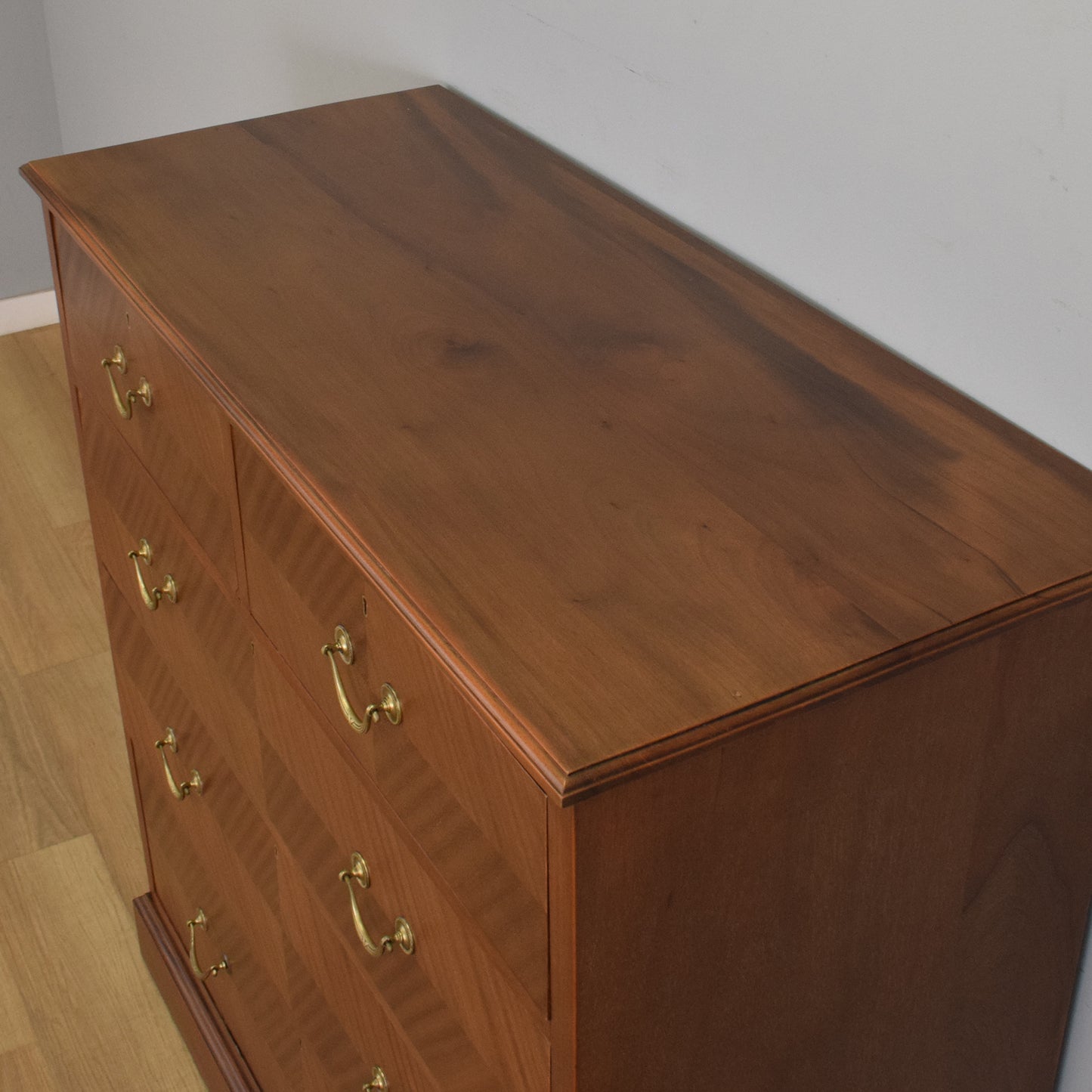 Large Refinished Mahogany Chest of Drawers