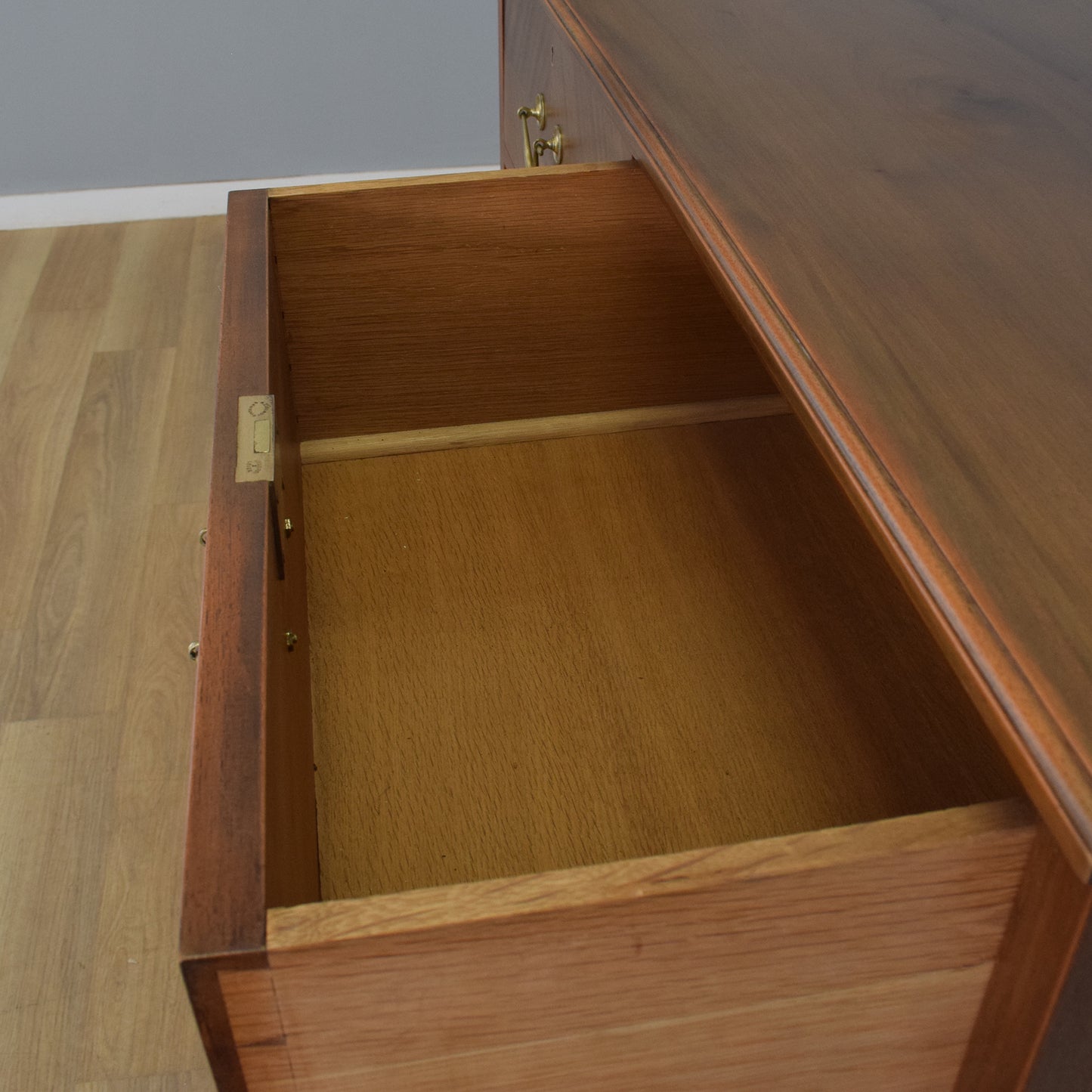 Large Refinished Mahogany Chest of Drawers