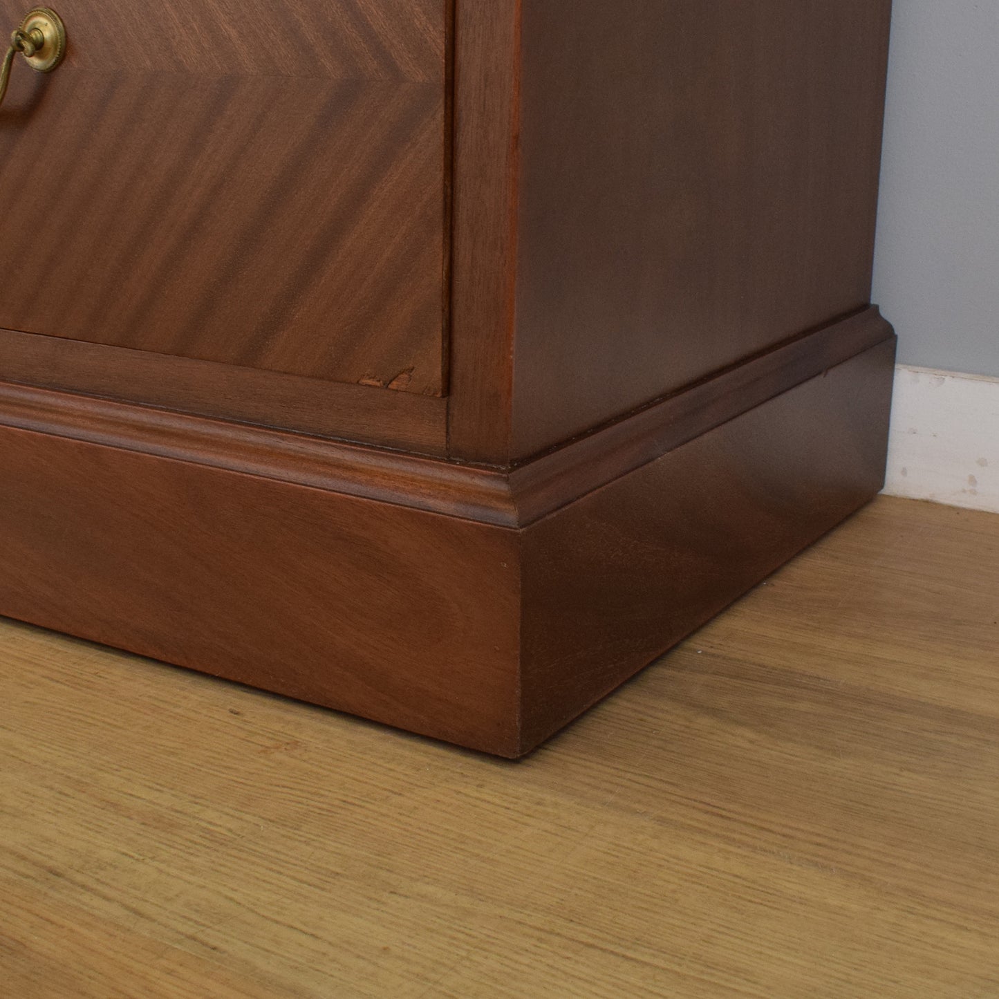 Large Refinished Mahogany Chest of Drawers