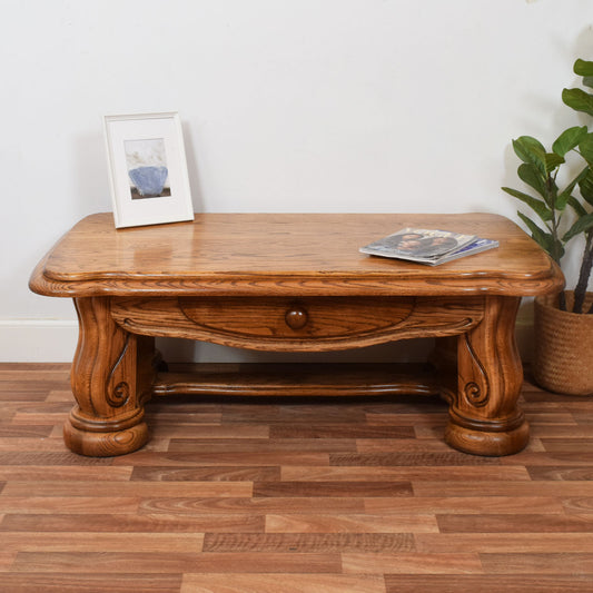 Restored Oak Coffee Table