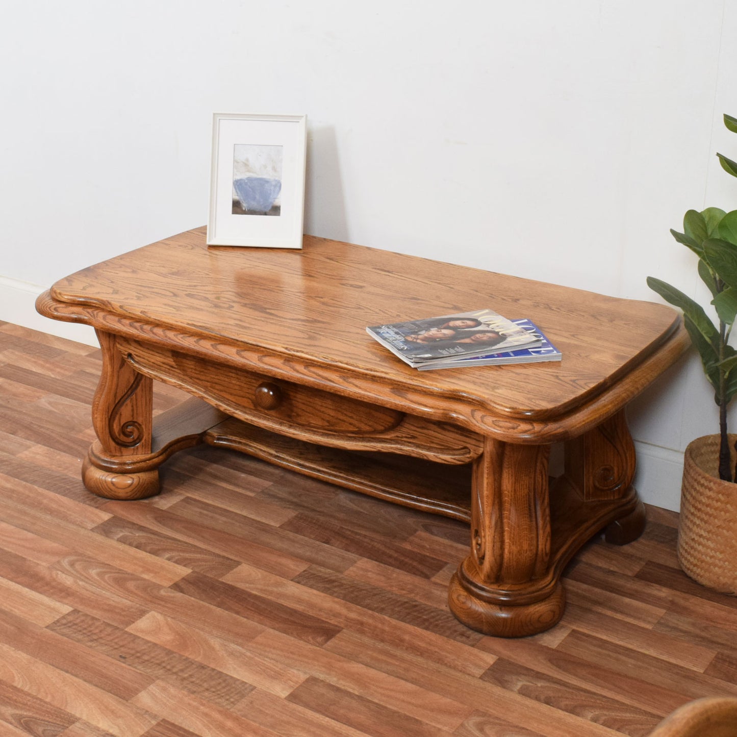 Restored Oak Coffee Table