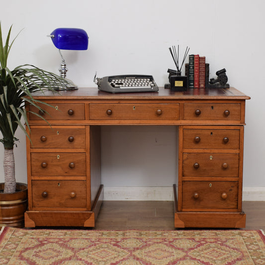 Victorian Pedestal Desk
