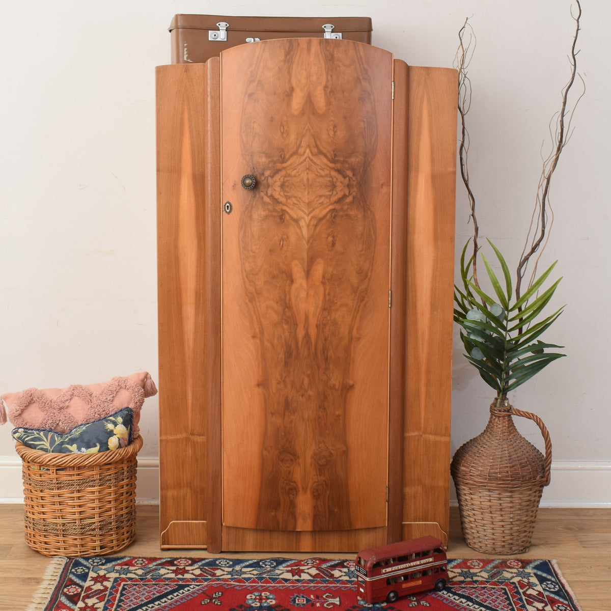 Walnut Veneer Wardrobe