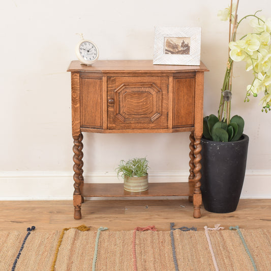 Oak Credence Cabinet