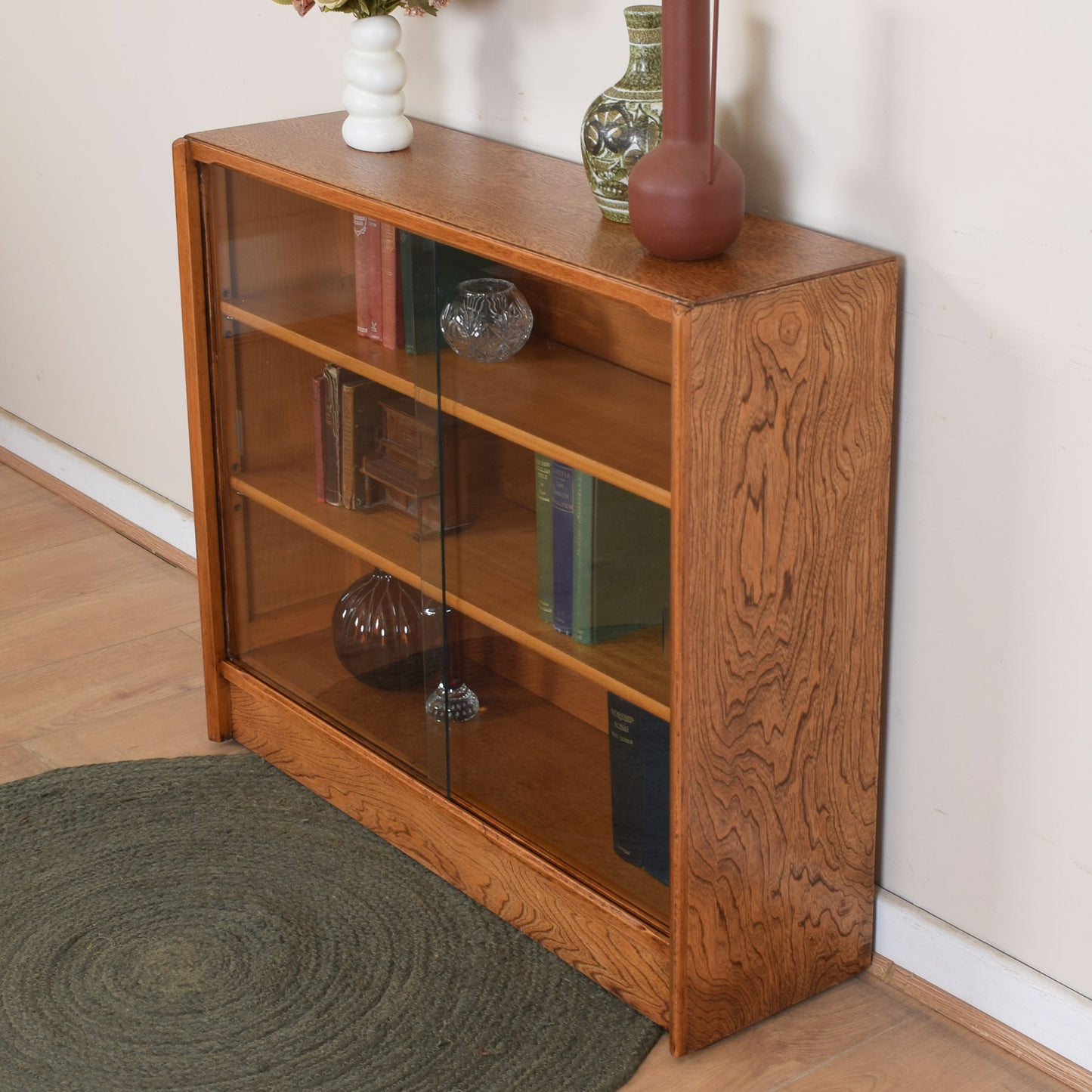 Glazed Bookcase Cabinet