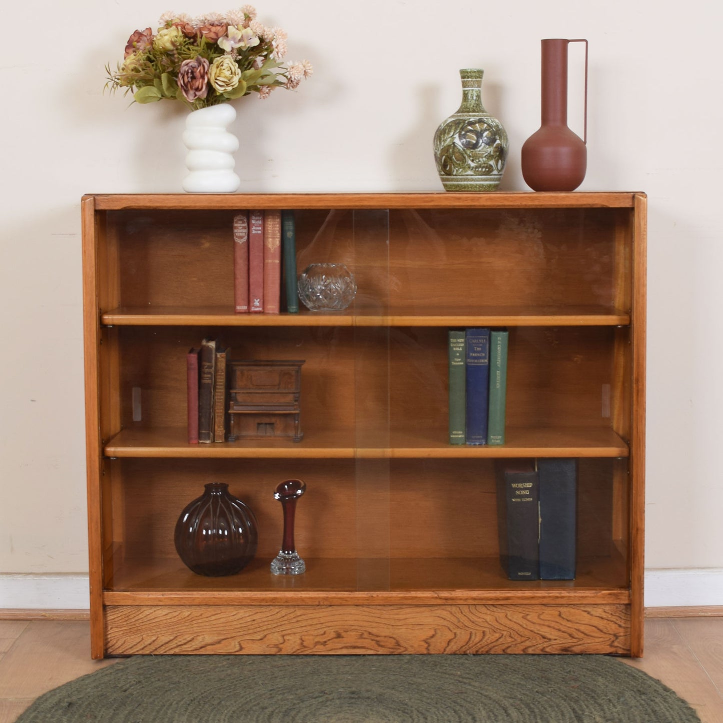 Glazed Bookcase Cabinet