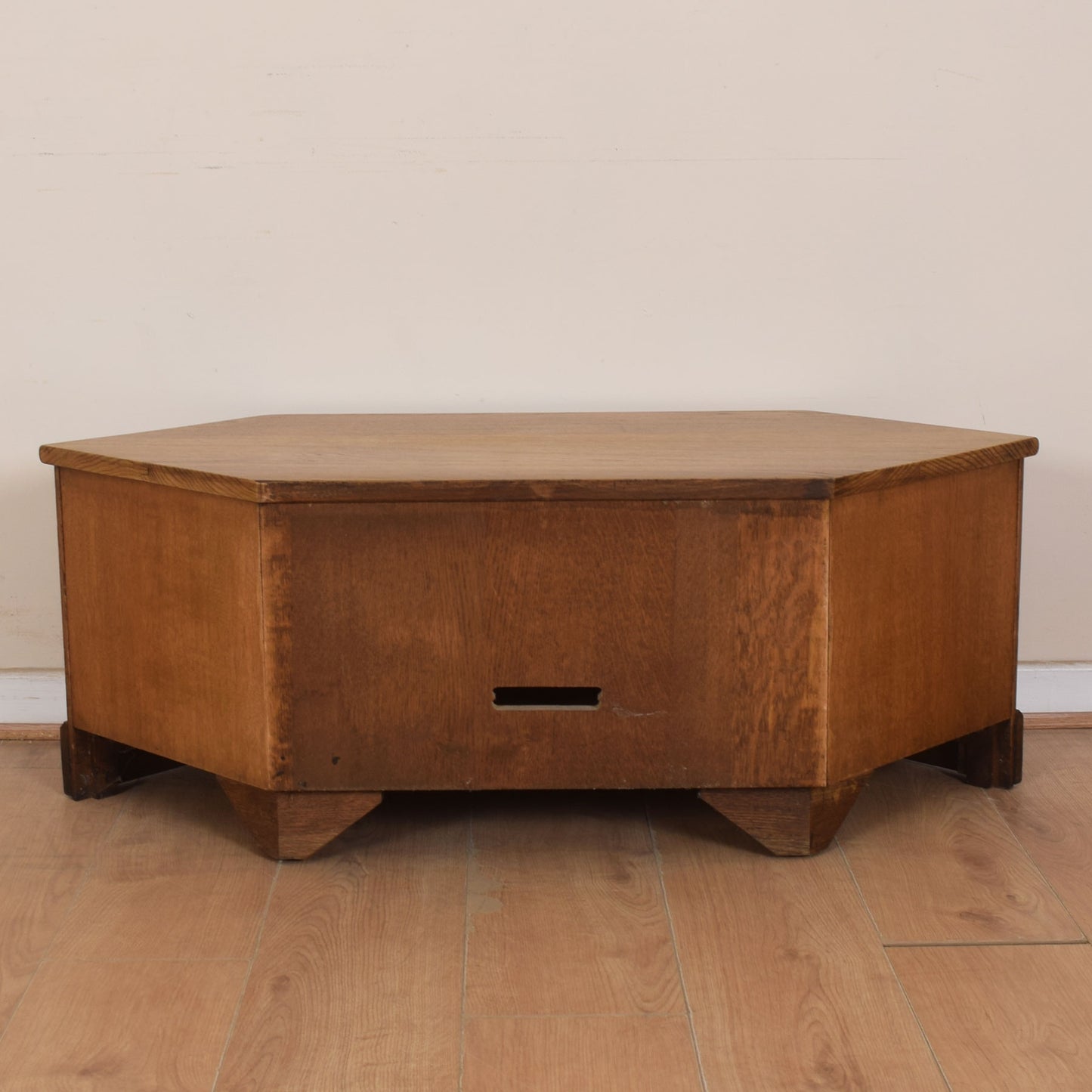 Oak Corner TV Unit