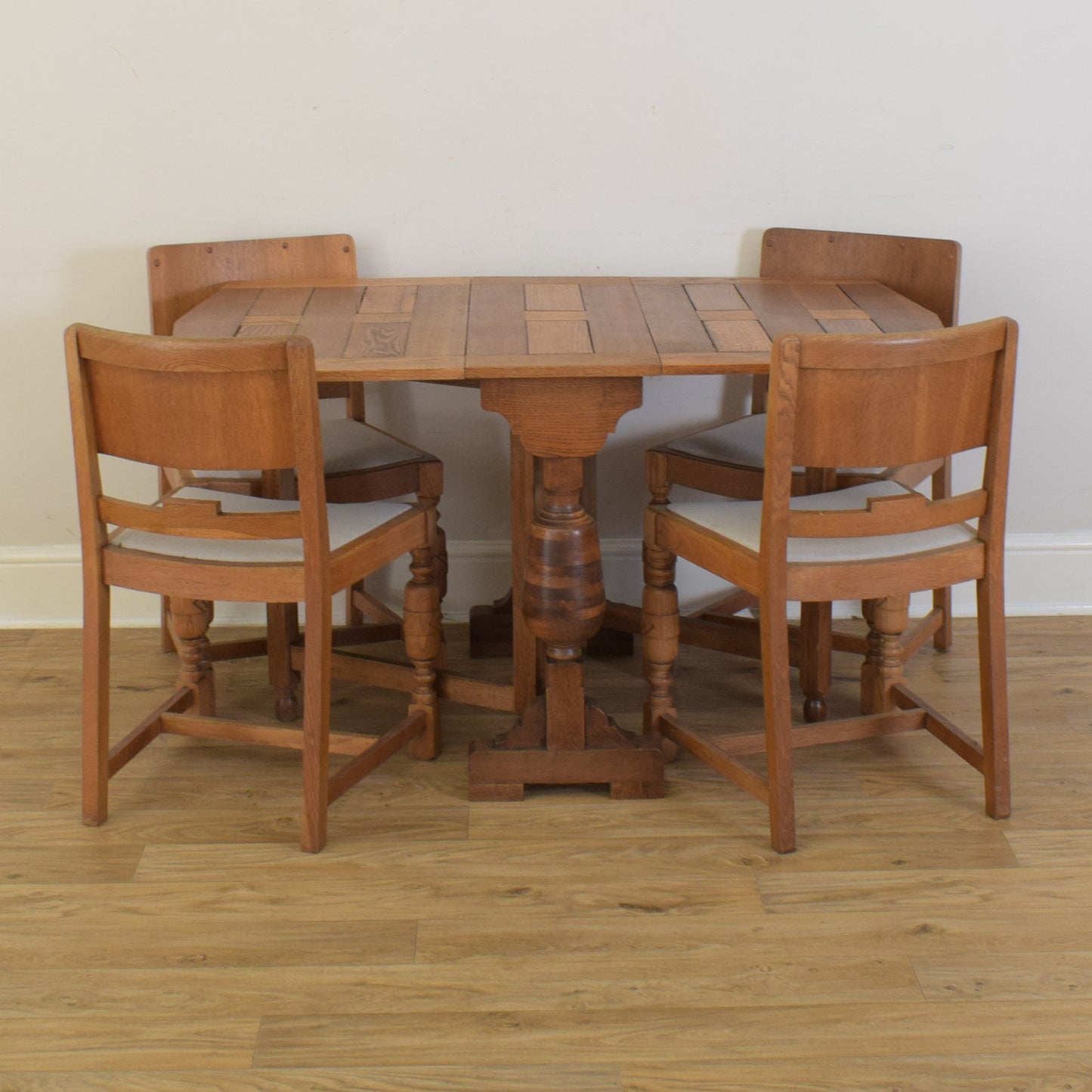 Drop Leaf Table And Four Chairs