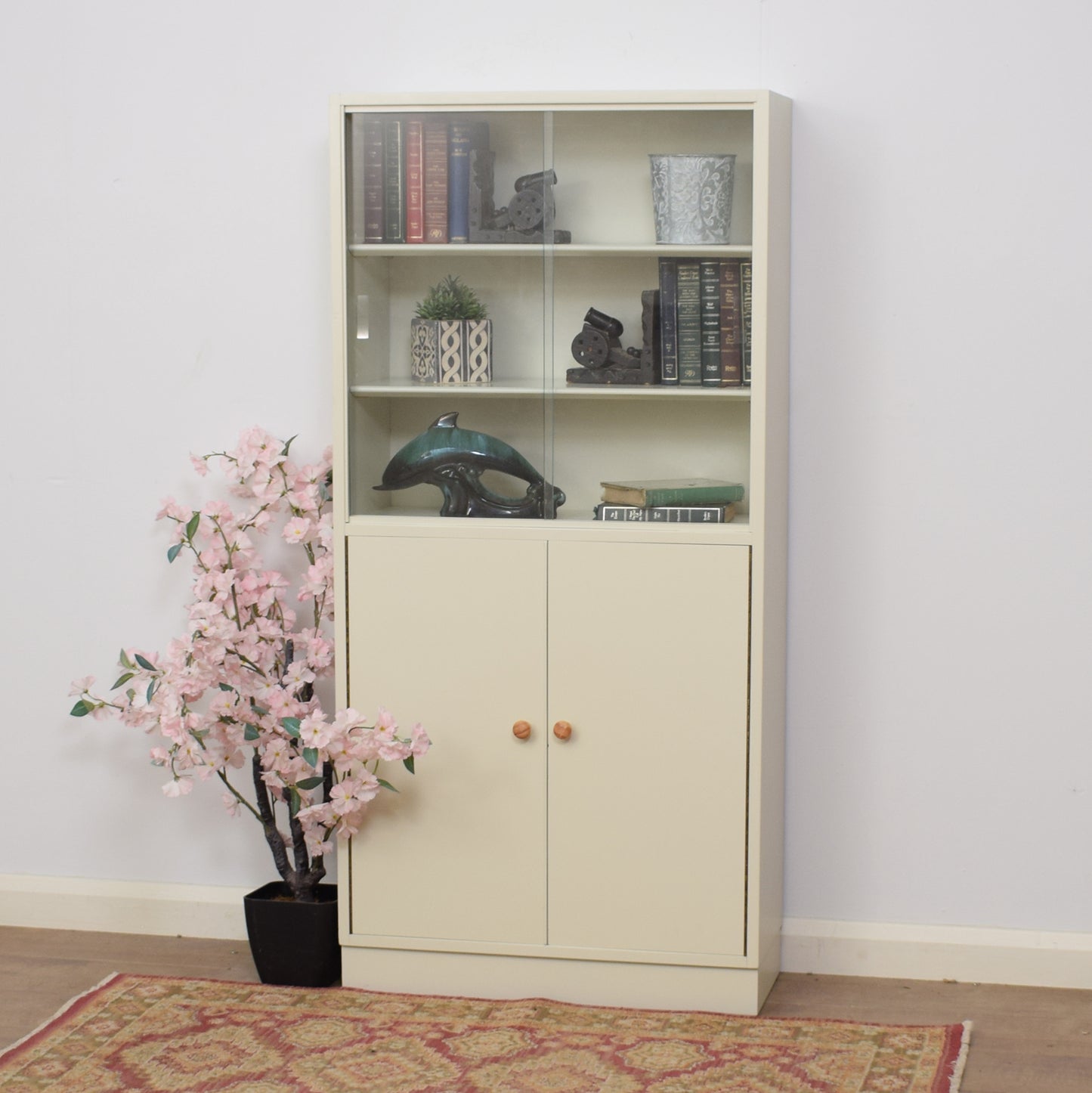 Painted Glazed Bookcase