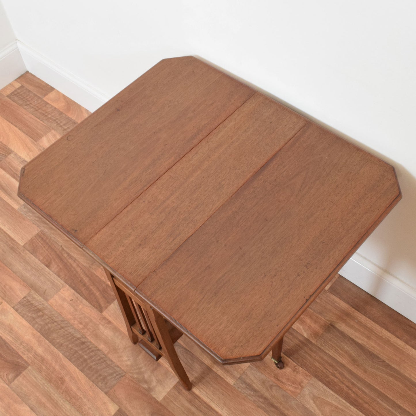 Mahogany Drop Leaf Side Table