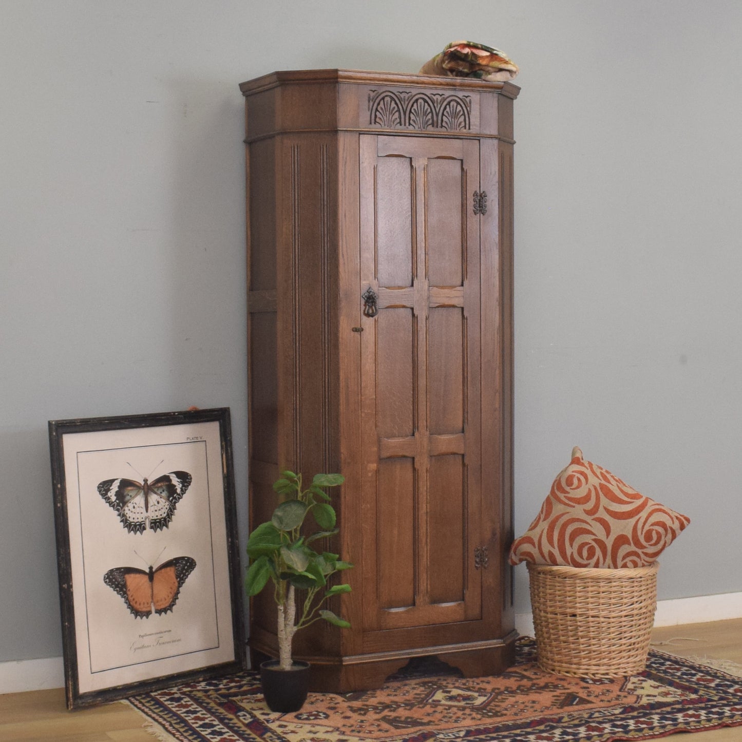 Restored Oak Hallrobe
