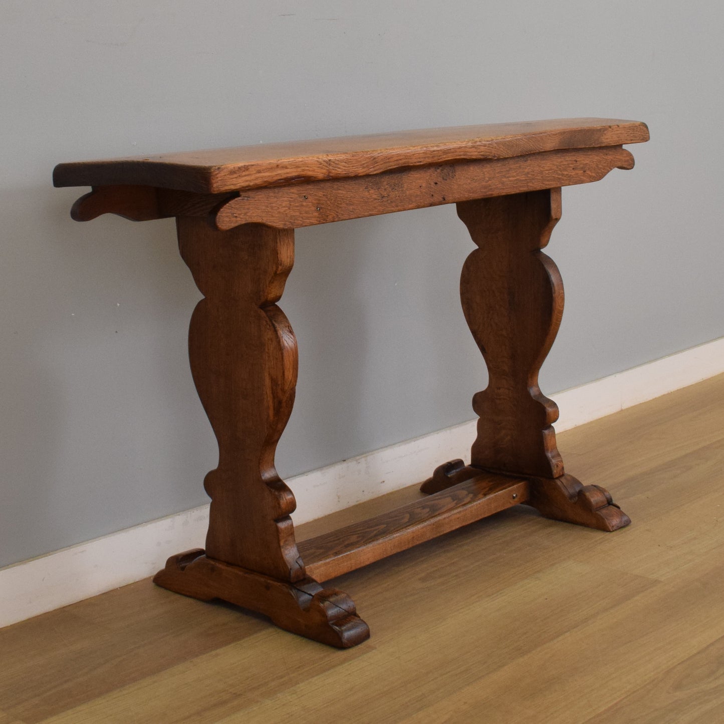 Rustic Oak Console Table