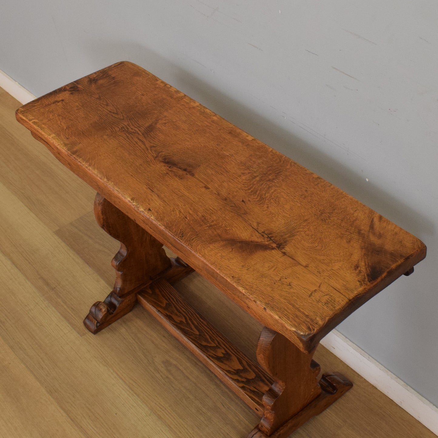 Rustic Oak Console Table