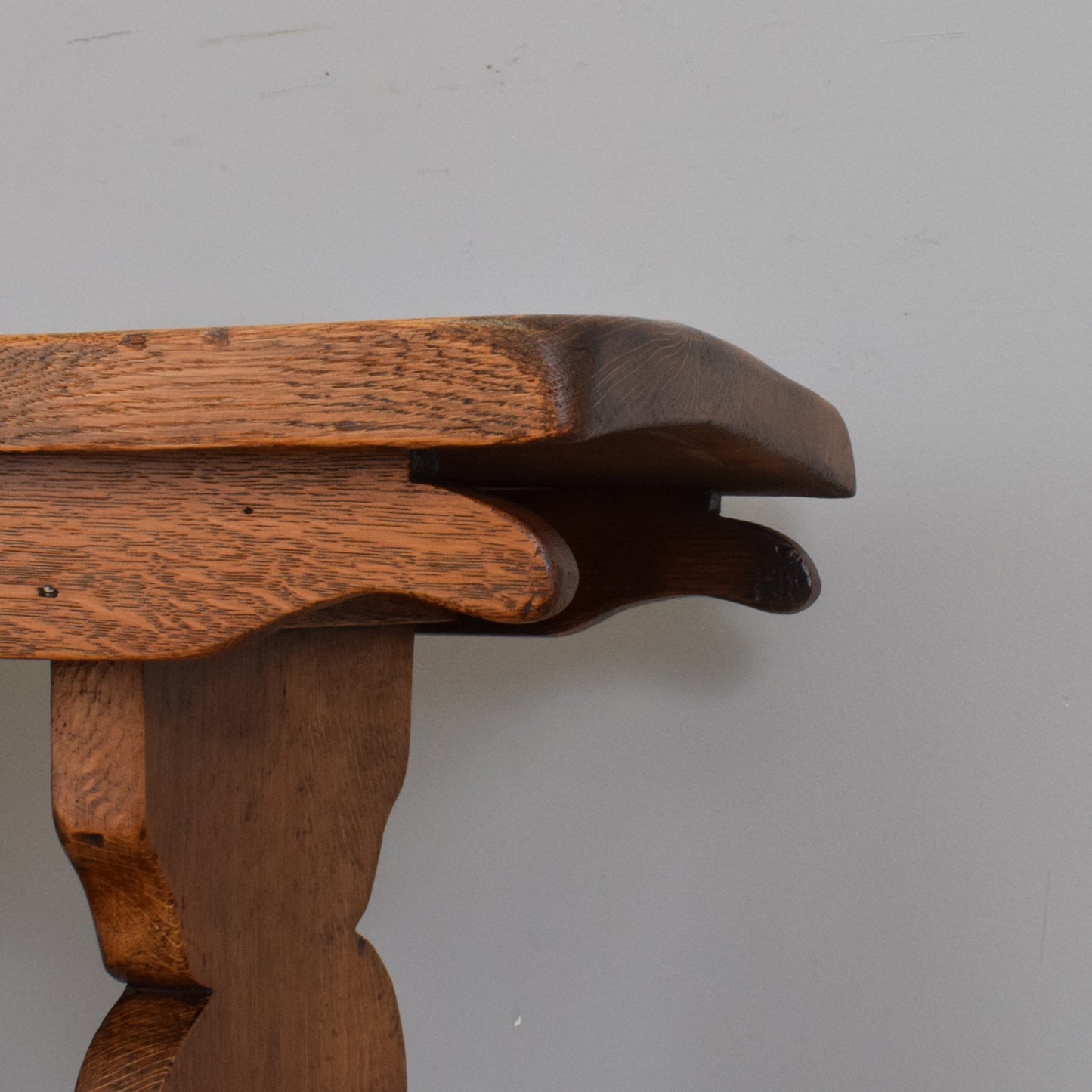 Rustic Oak Console Table