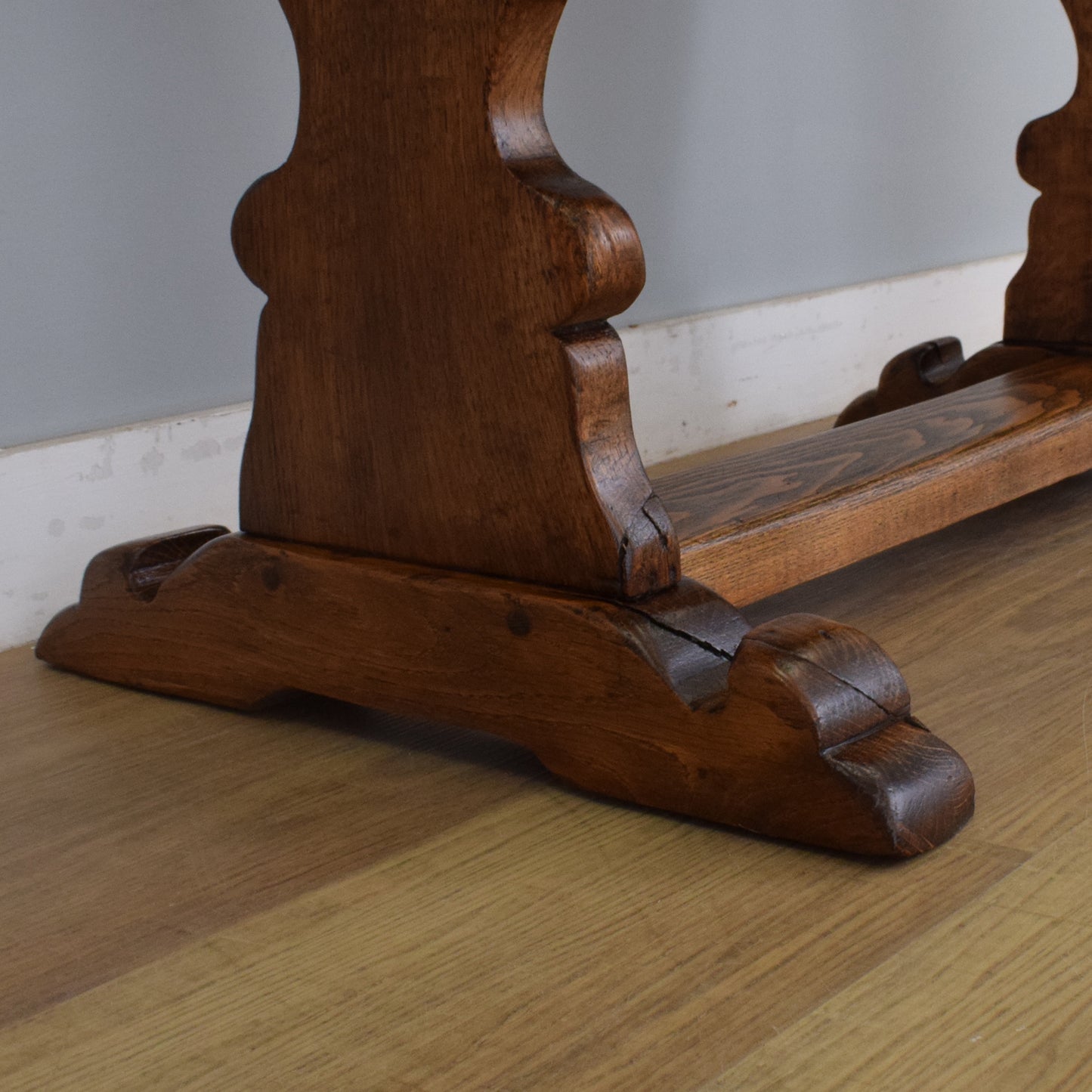 Rustic Oak Console Table