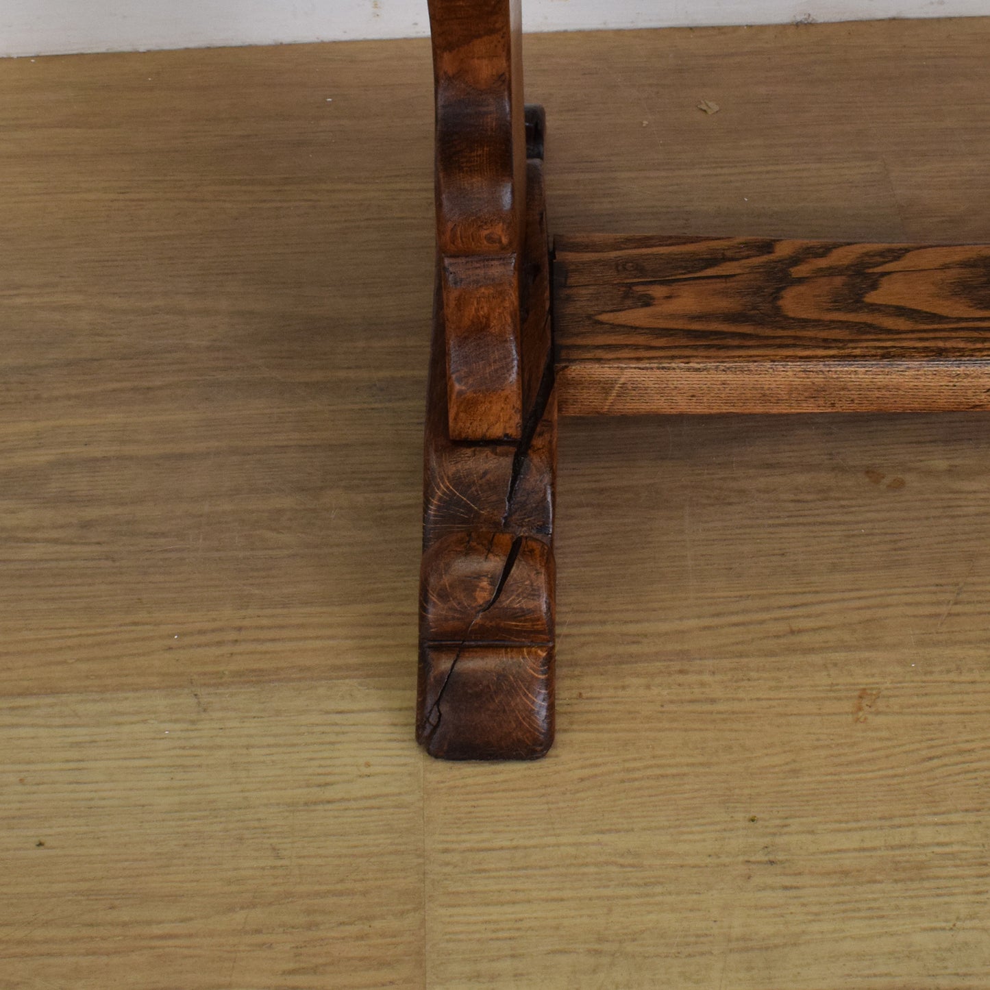 Rustic Oak Console Table