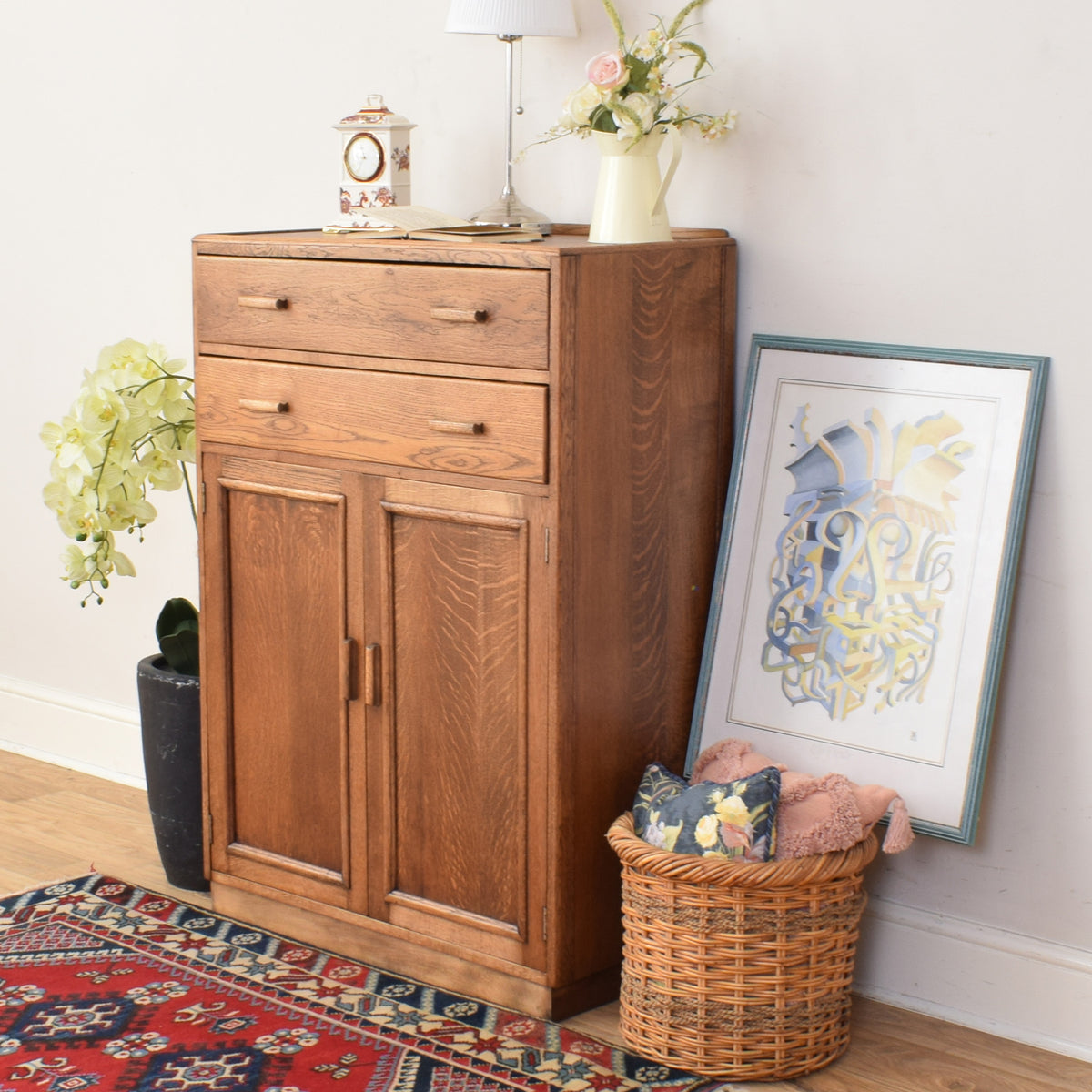 Oak Tallboy