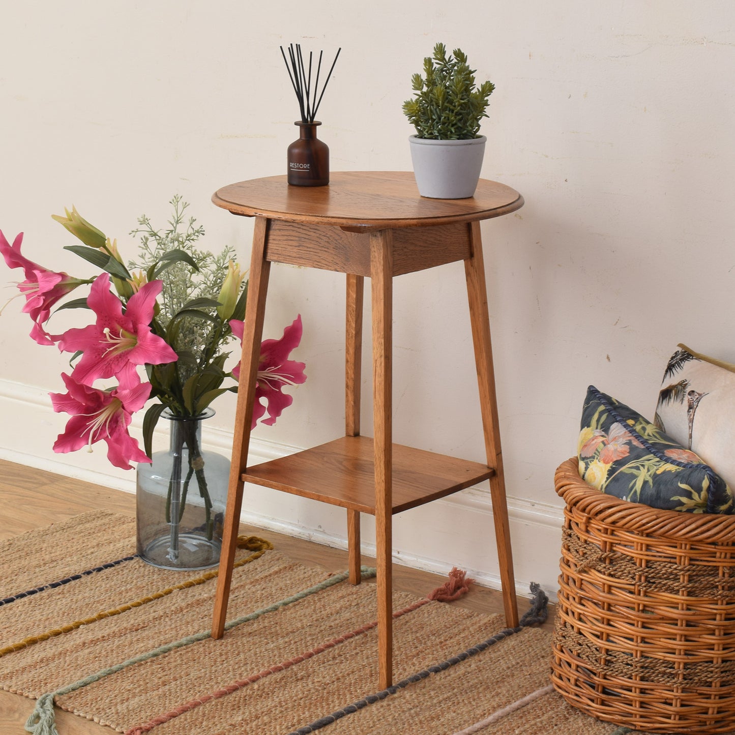 Small Oak Occasional Table