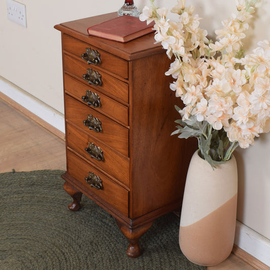 Small Mahogany Chest Of Drawers.