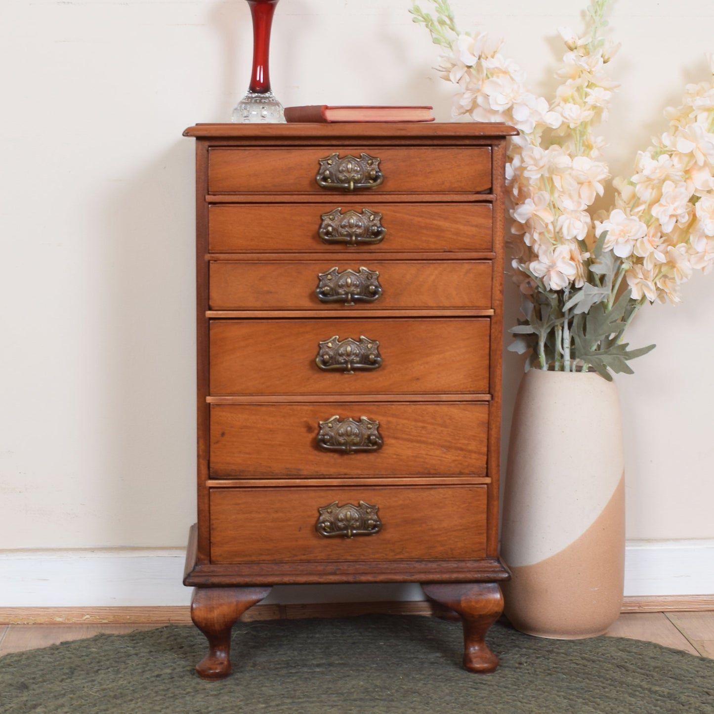 Small Mahogany Chest Of Drawers.