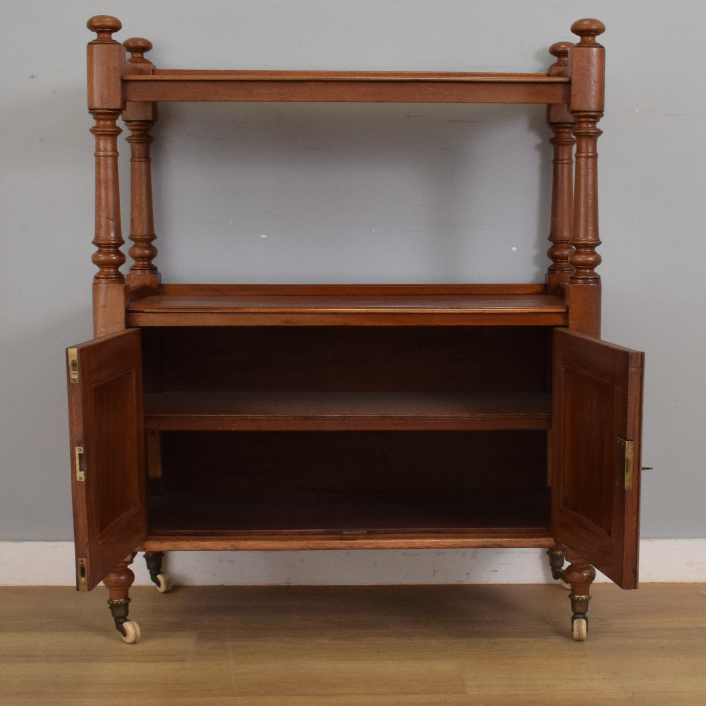 Mahogany Waiters Trolley