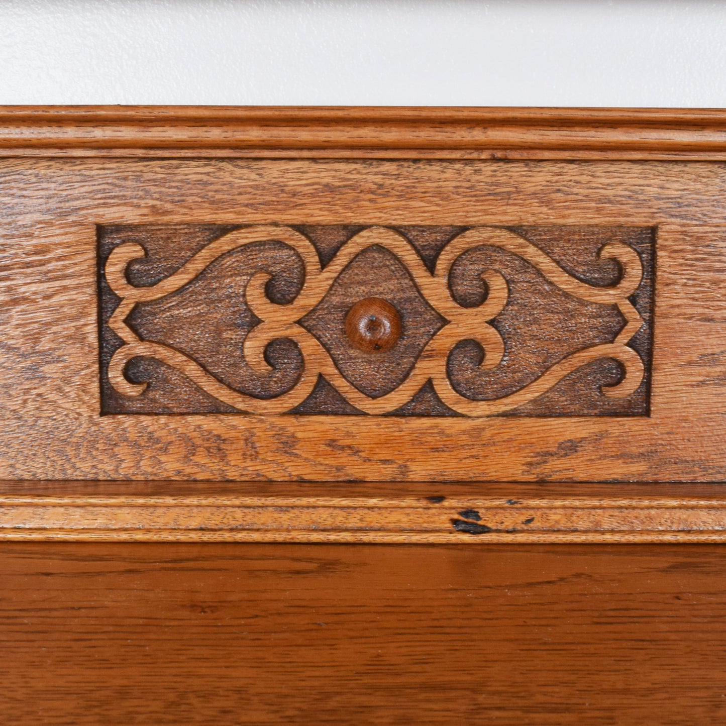 Carved Oak Dressing Table