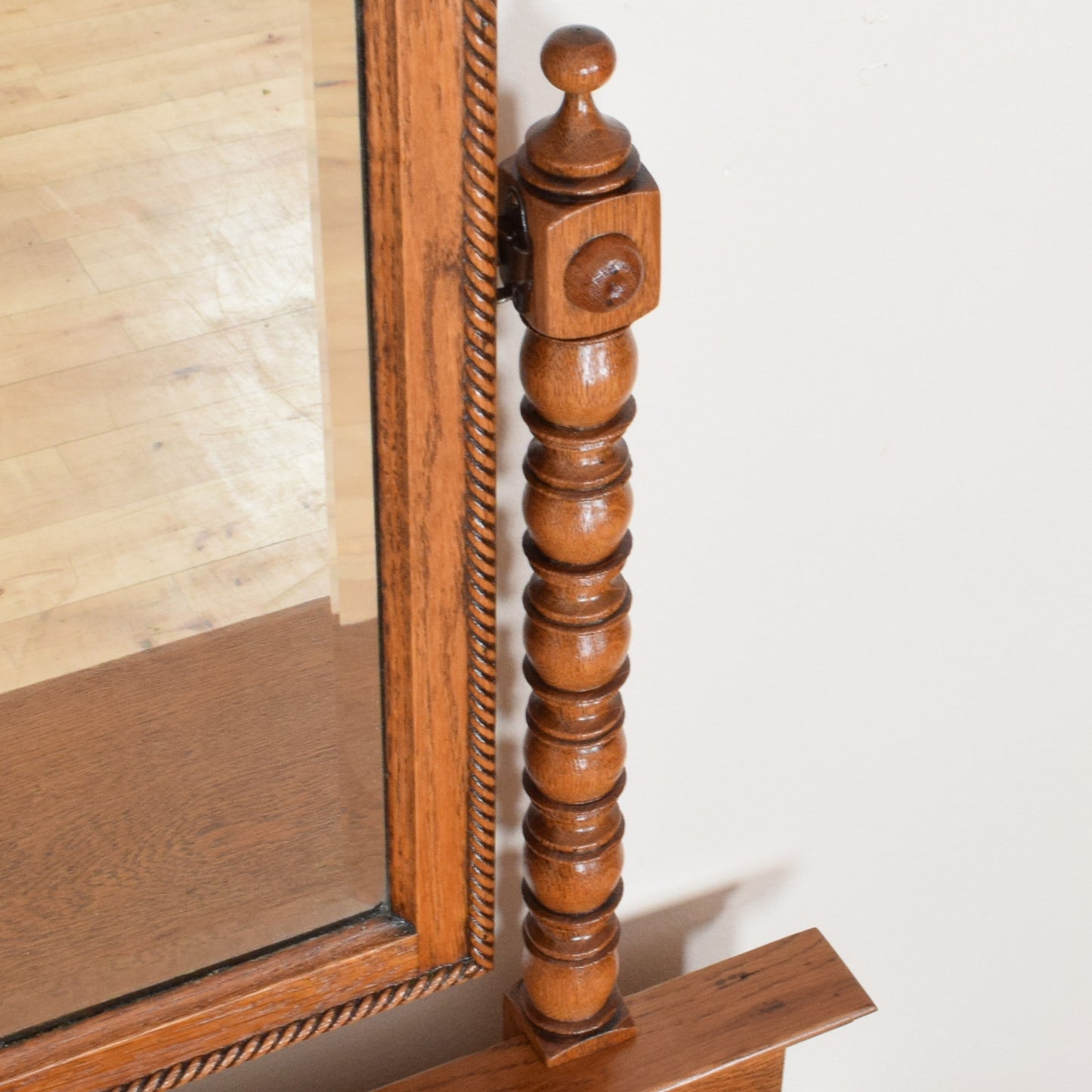 Carved Oak Dressing Table