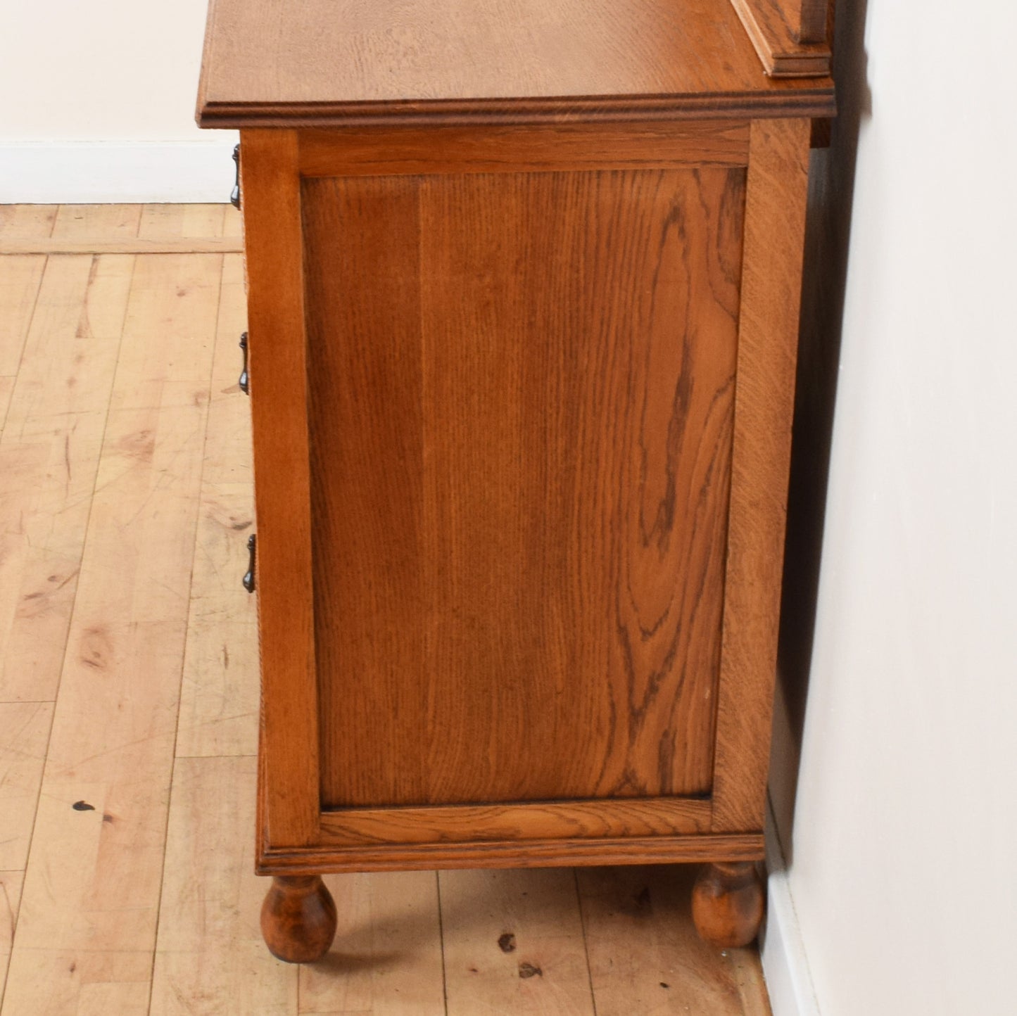 Carved Oak Dressing Table