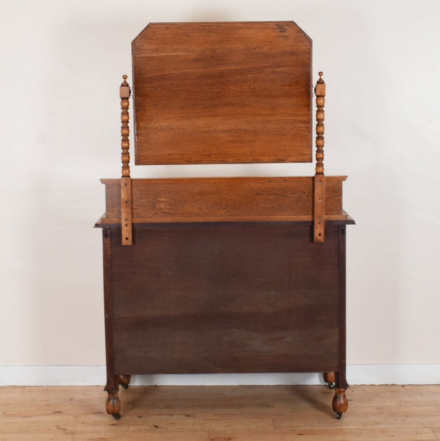 Carved Oak Dressing Table