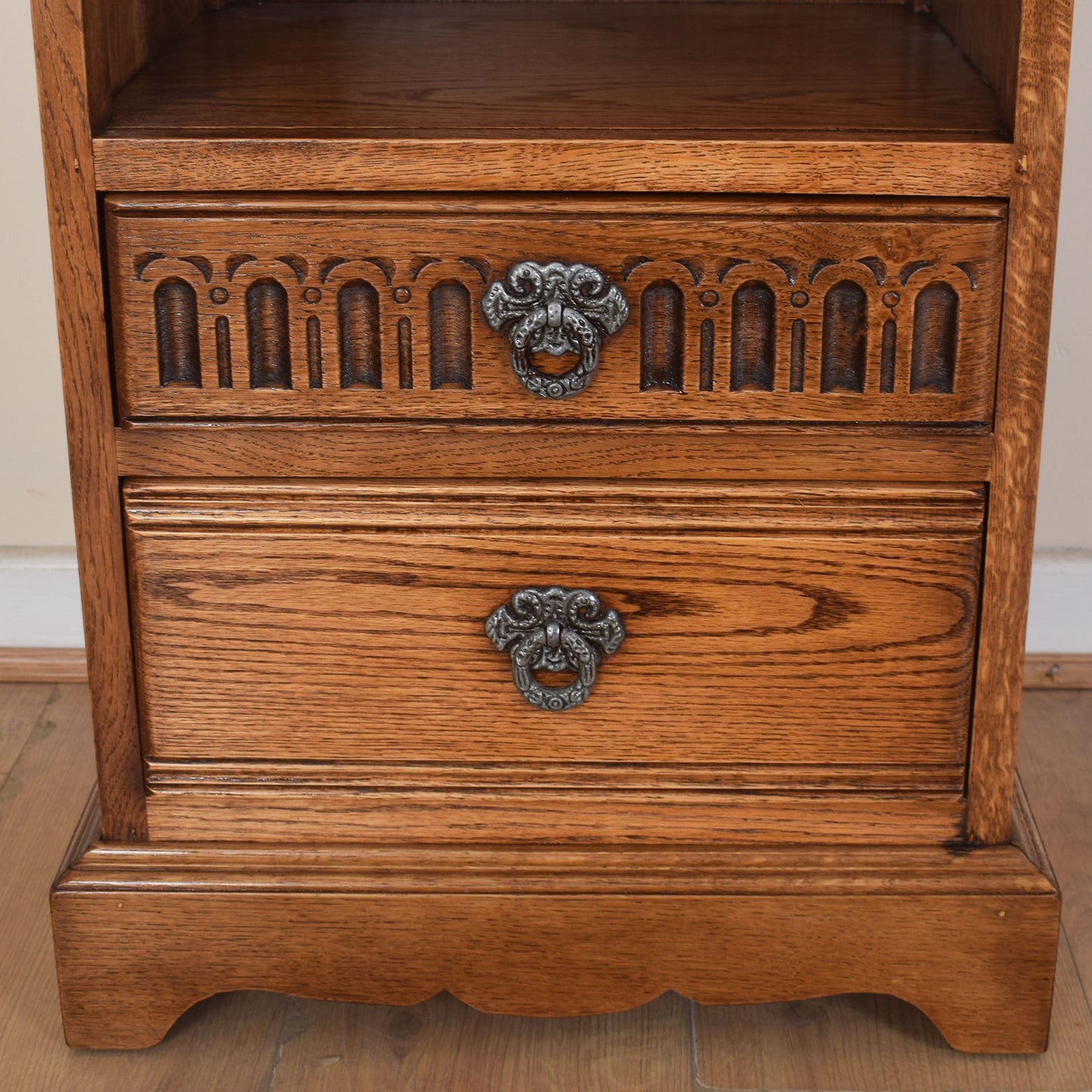 Restored Old Charm Oak Bedsides
