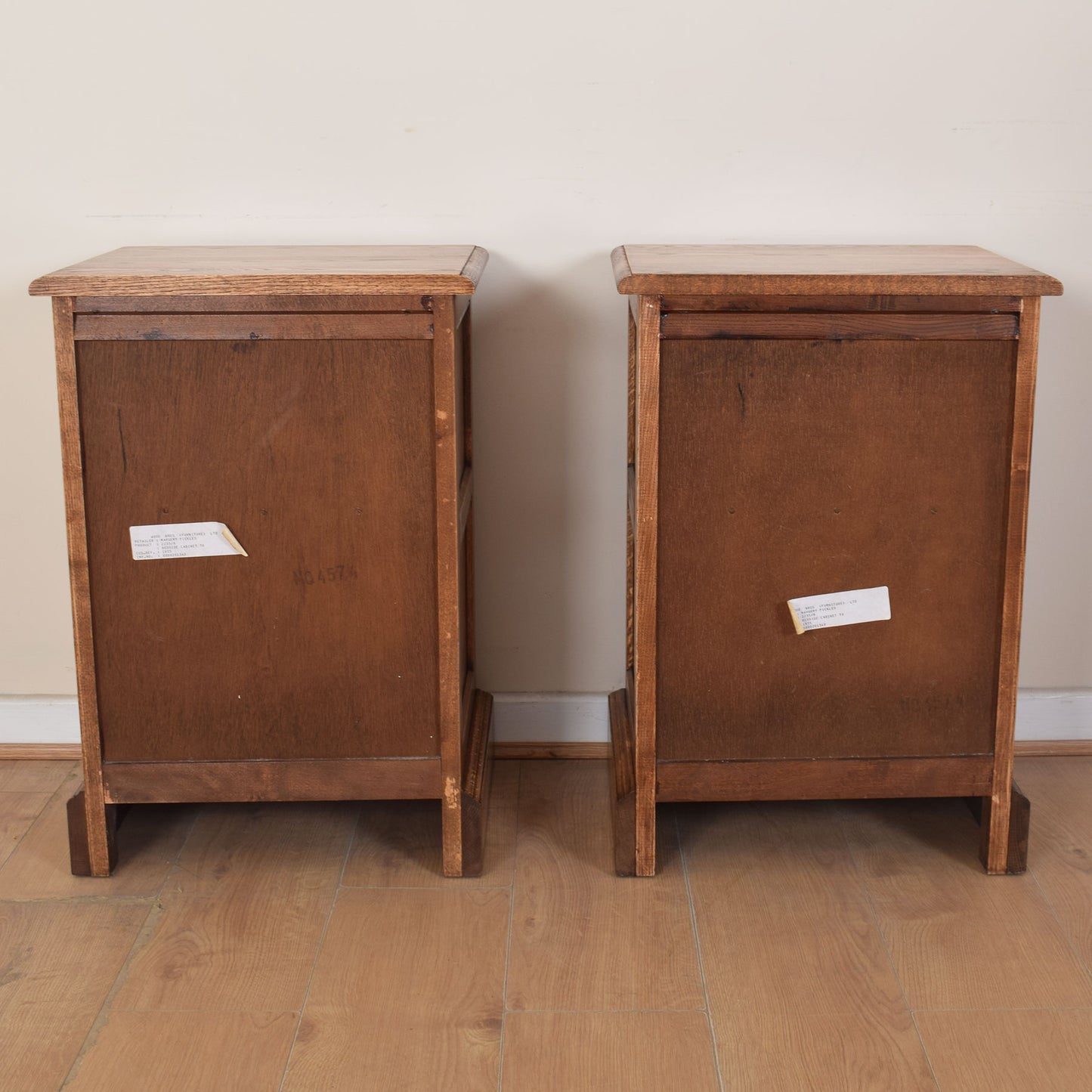 Restored Old Charm Oak Bedsides