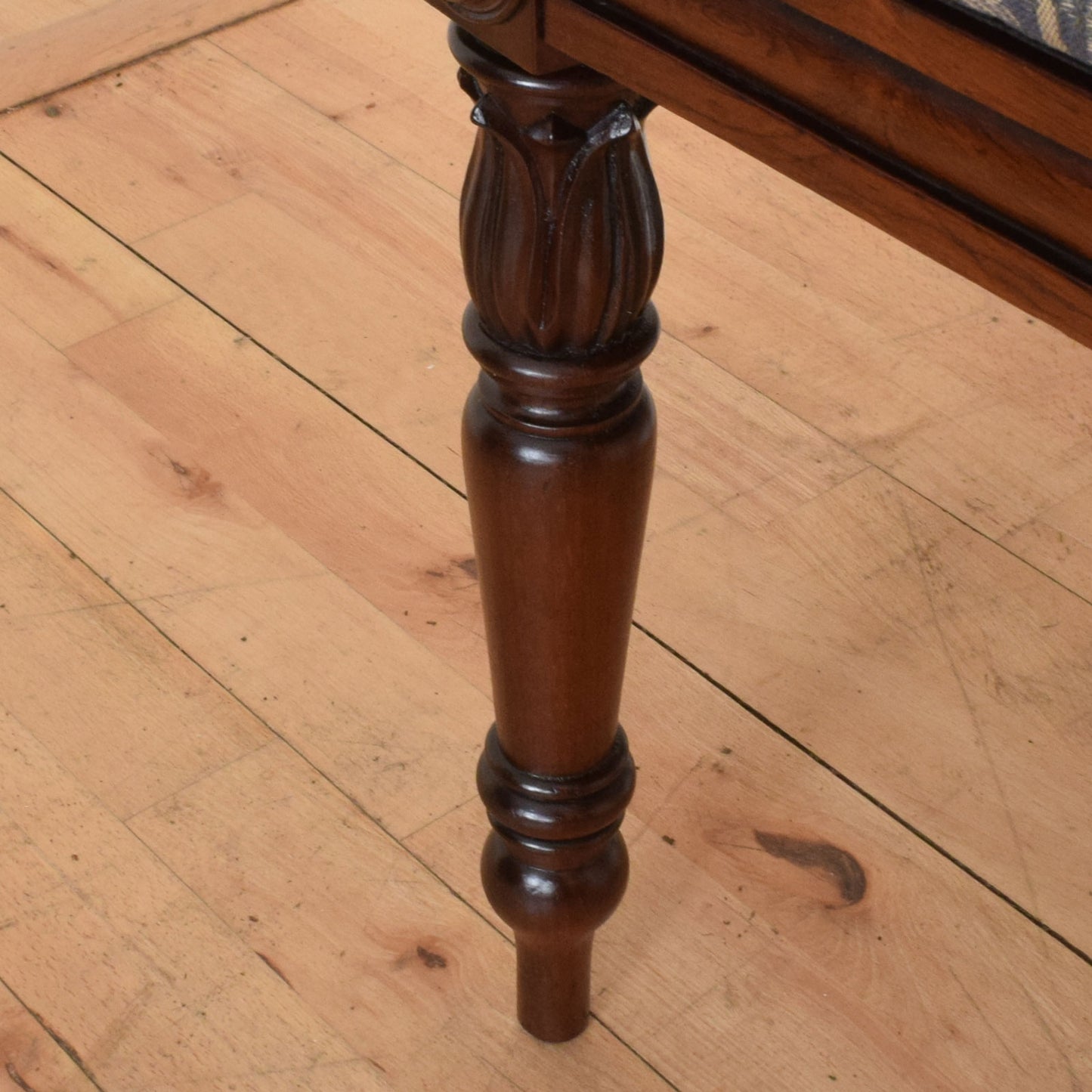 Pair of Carved Mahogany Chairs