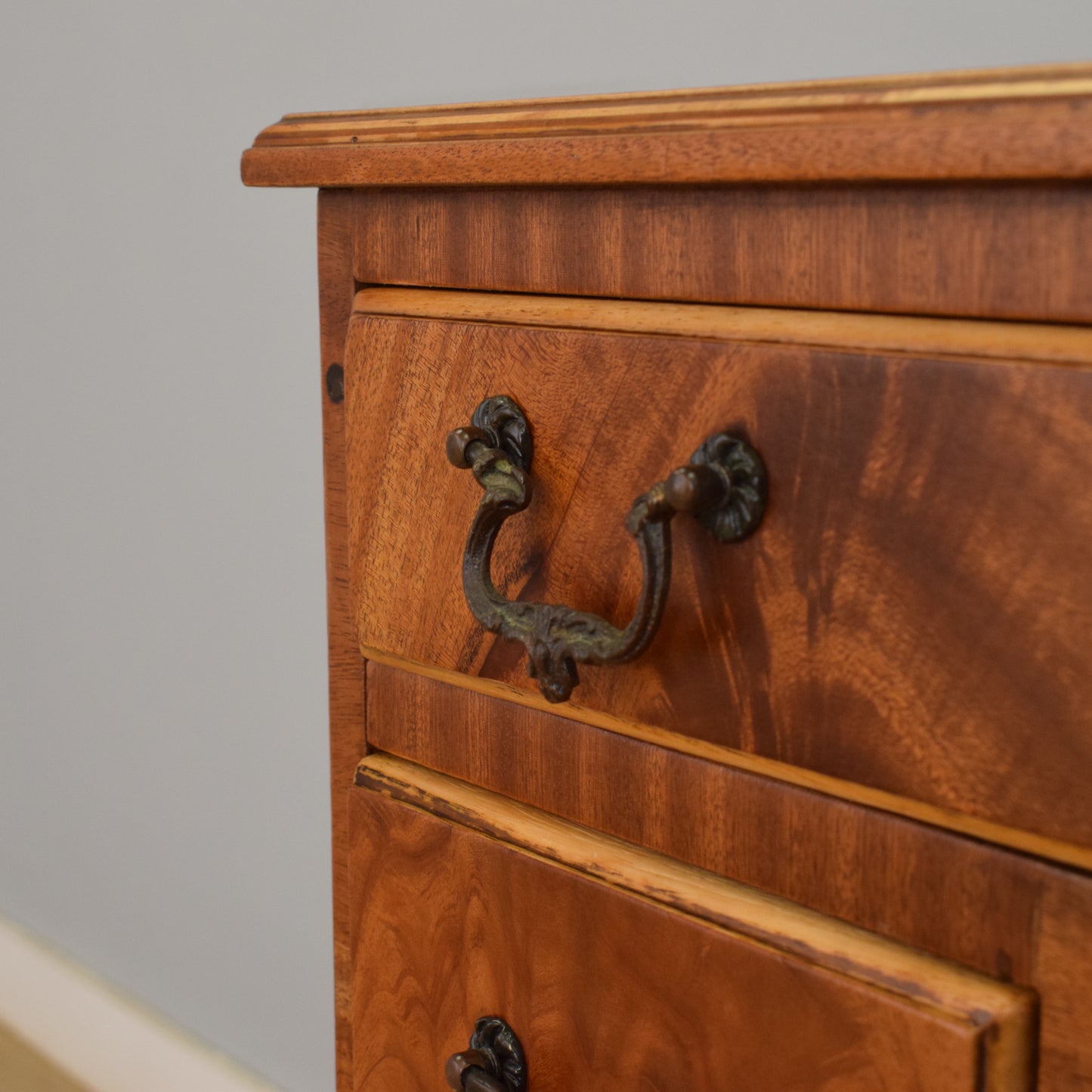 Restored Mahogany Kneehole Desk