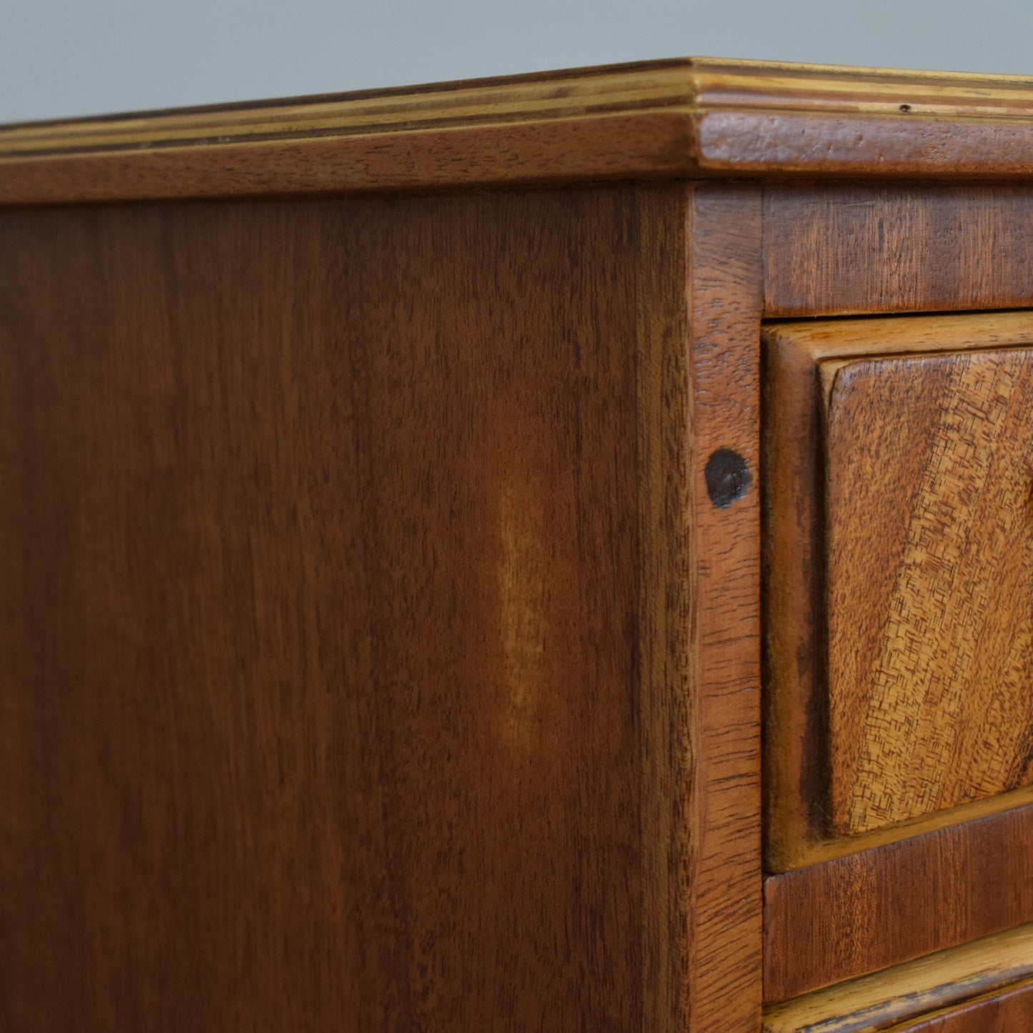 Restored Mahogany Kneehole Desk