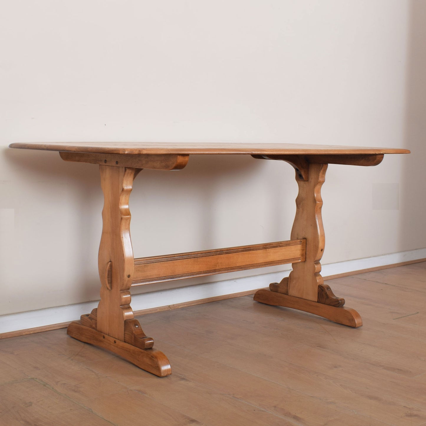 Ercol Dining Table with Six Chairs